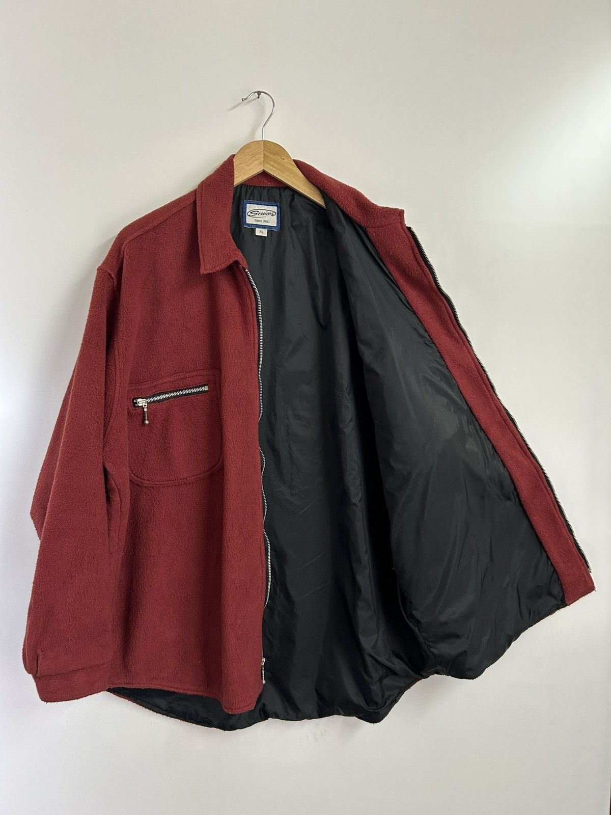 Sessions ⚡️Vintage Sessions Fleece Zipper Shirt Jacket Size US XL / EU 56 / 4 - 8 Thumbnail