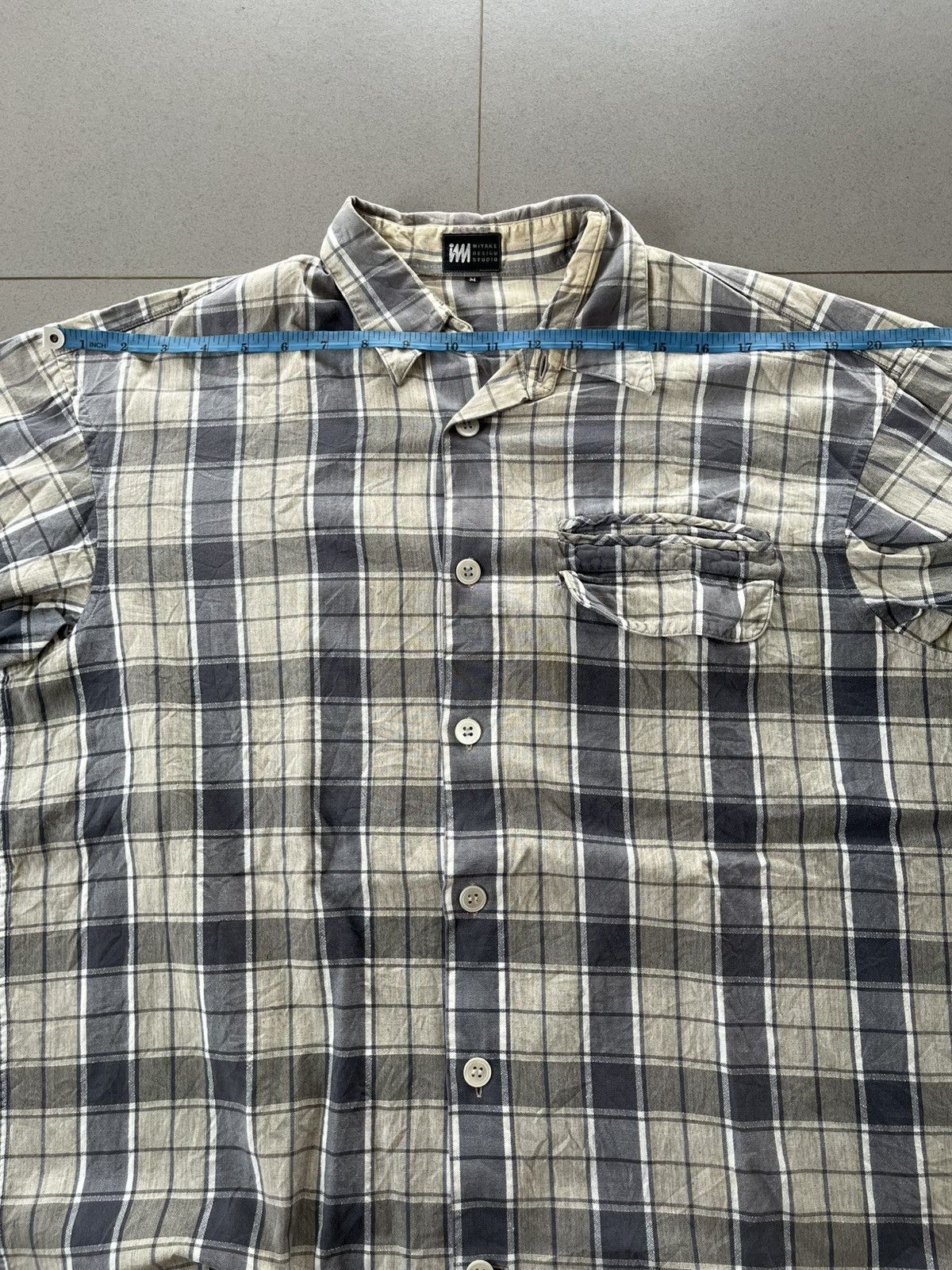Issey Miyake ISSEY MIYAKE DESIGN STUDIO VINTAGE SHIRTS BUTTON UPS POCKET Size US M / EU 48-50 / 2 - 17 Thumbnail