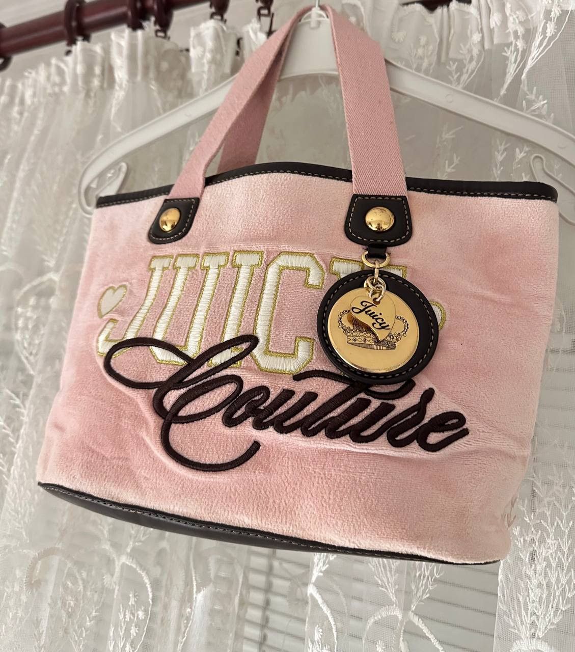 Juicy Couture Juicy Couture Vintage Velour Y2K Barbie Style Avantgarde Size ONE SIZE - 2 Thumbnail