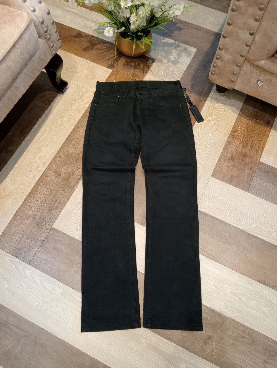 Neil Barrett BLACK BARRETT NEIL BARRETT BLACK DENIM PANTS Size US 31 - 1 Thumbnail