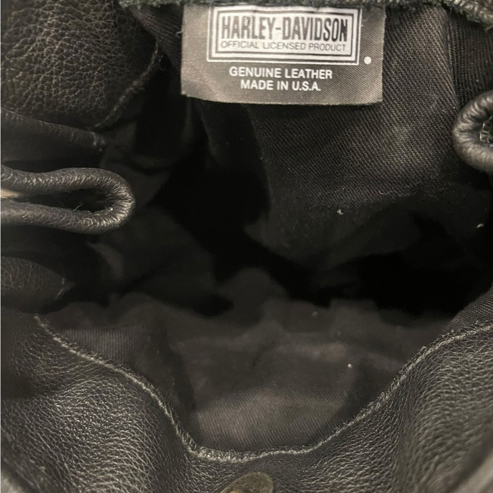 Harley Davidson Harley-Davidson women's black genuine leather purse Size ONE SIZE - 7 Thumbnail