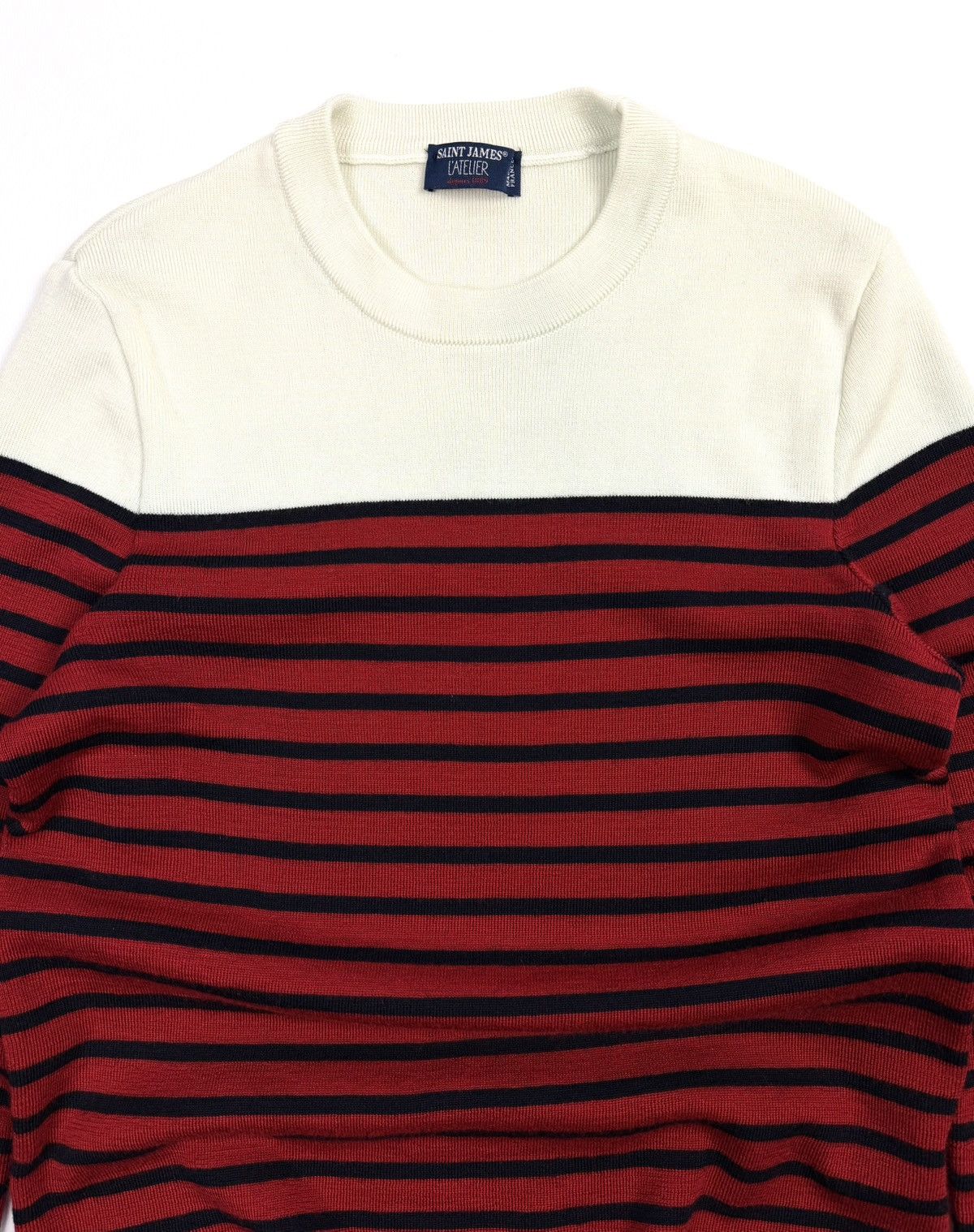 Saint James Saint James Striped Multicolor Wool Knit Sweater Women’s Size XS / US 0-2 / IT 36-38 - 4 Thumbnail