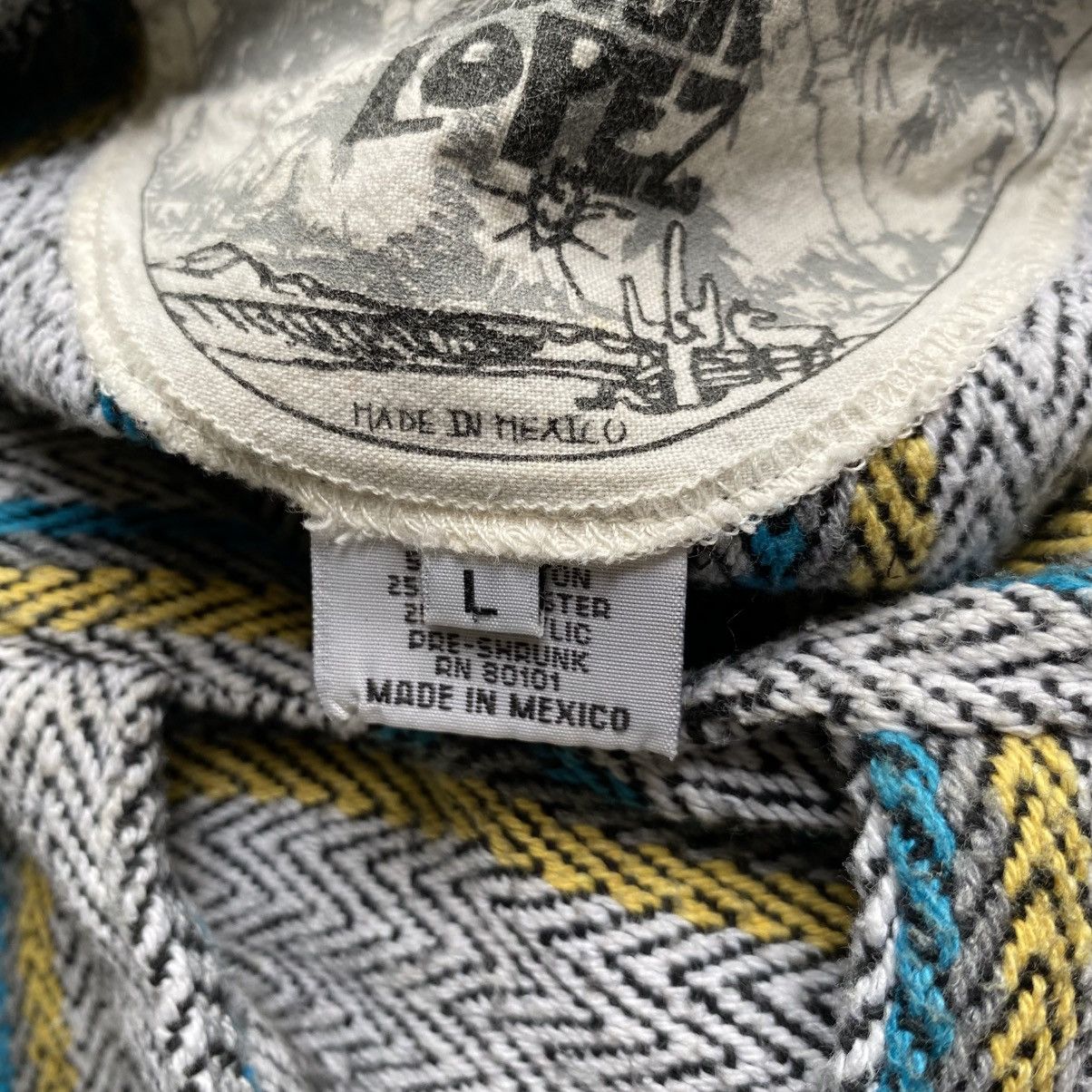 Vintage White Striped Baja Hoodie Pullover Size US L / EU 52-54 / 3 - 9 Thumbnail
