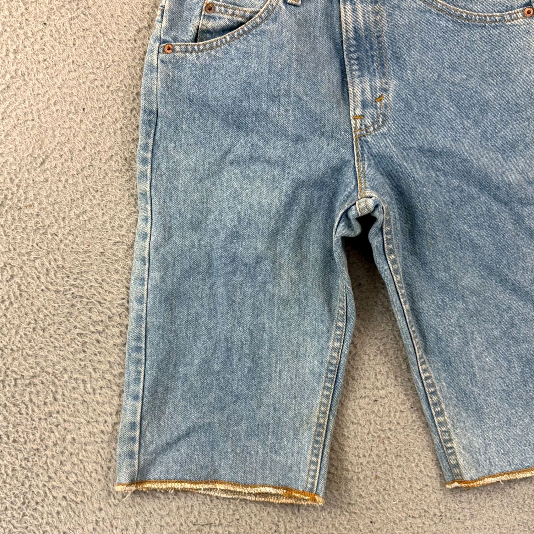Levi's Vintage Levi's 505 Jeans Shorts Mens 28 Orange Tab Cut Off Loose Skater Y2K 12" Shirt? Size US 28 / EU 44 - 4 Thumbnail