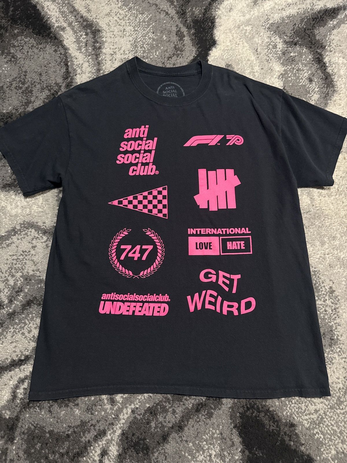 Anti Social Social Club × Undefeated ASSC x UDFTD x F1 T-Shirt Size US L / EU 52-54 / 3 - 2 Thumbnail