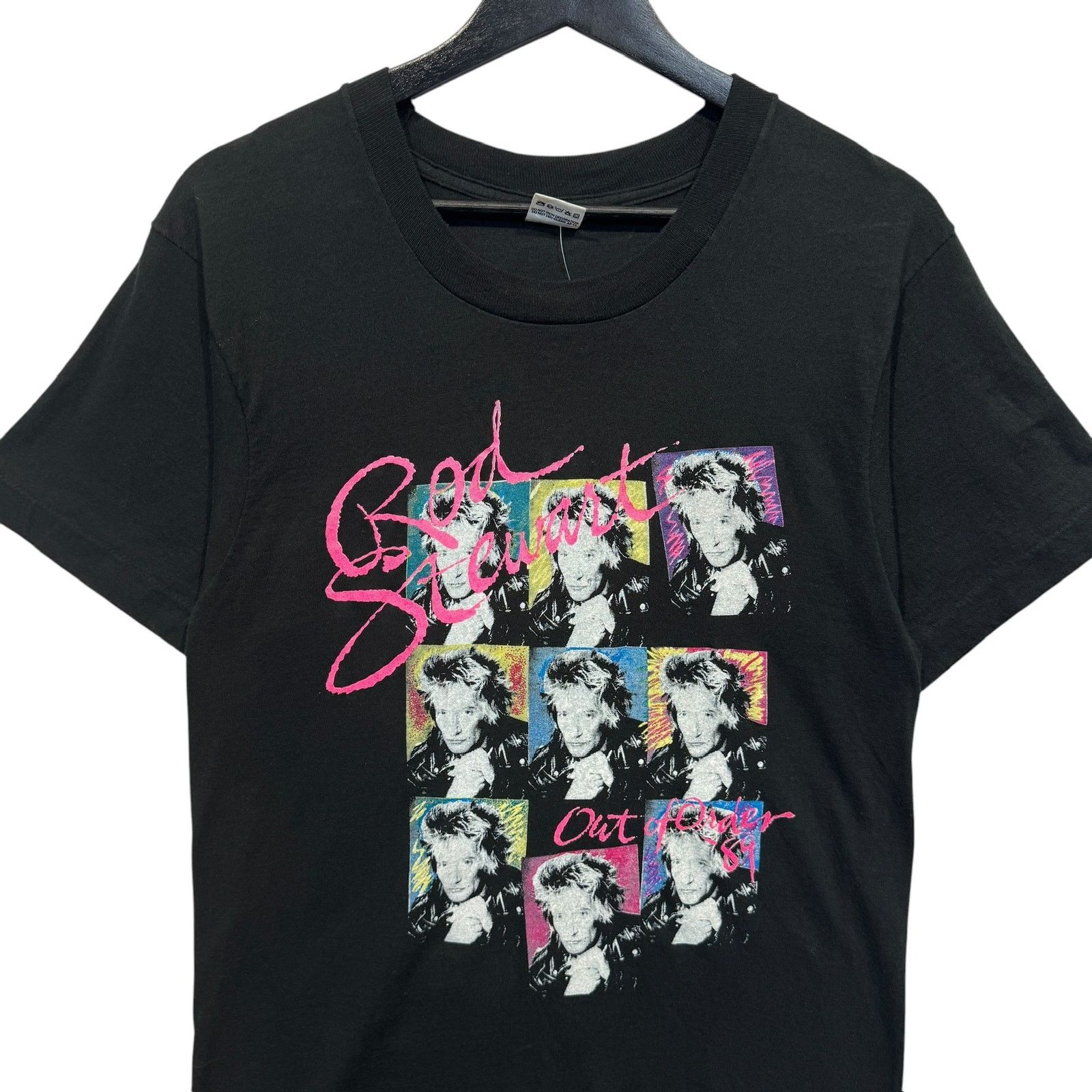 Fruit Of The Loom Vintage Rod Stewart Out Of Order Tour Tee 80s Large Size US L / EU 52-54 / 3 - 2 Thumbnail