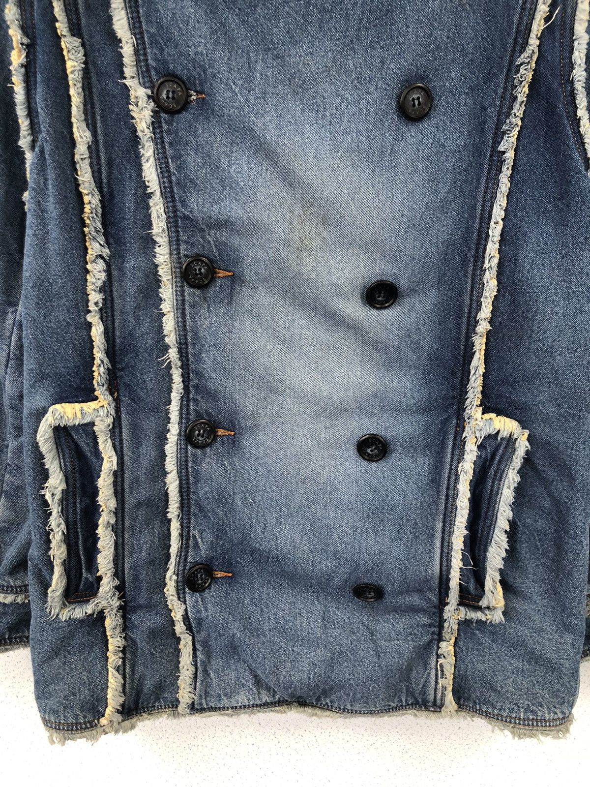 Japanese Brand SCAPA Double Breast Denim Jacket Size US M / EU 48-50 / 2 - 7 Thumbnail