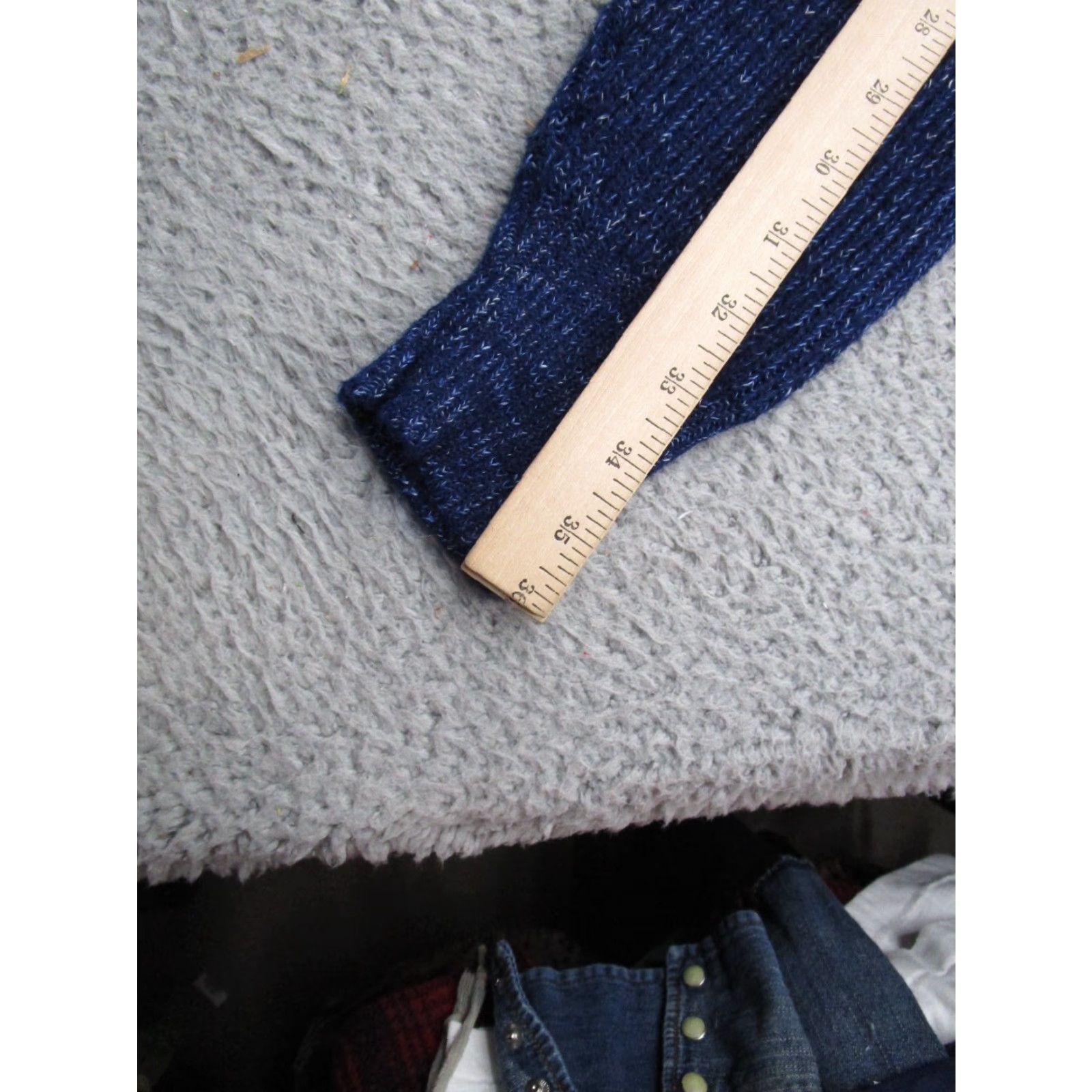Vintage Vintage Kandel Zip Up Ribbed Knit Blue Cardigan Sweater L 1980s Rockabilly Mens Womens Boys Girls Size US L / EU 52-54 / 3 - 7 Thumbnail