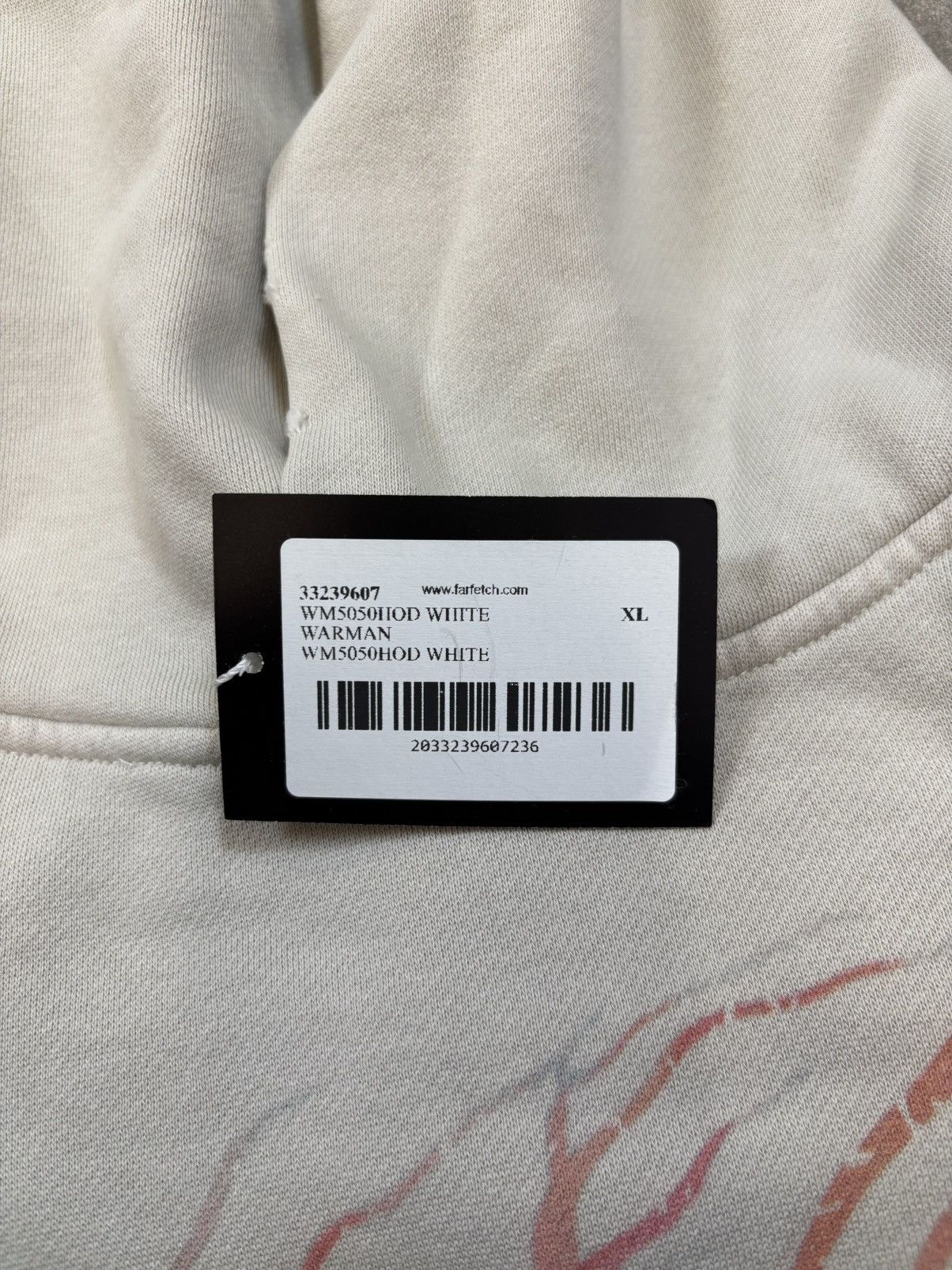 Other Warman Skeleton in Pain Graphic Hoodie, White Size US XL / EU 56 / 4 - 11 Thumbnail