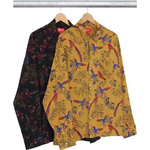 Supreme Supreme AW16 birds of paradise flowy rayon button up shirt Size US M / EU 48-50 / 2 - 3 Thumbnail