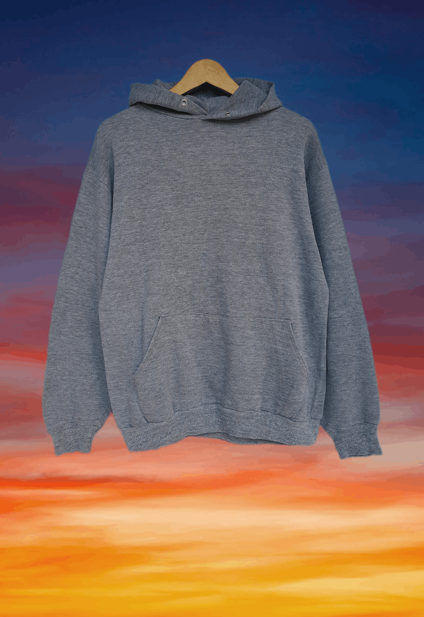Vintage Vintage 80s Blank Jerzees by russell 3 blend hoodies Size US M / EU 48-50 / 2 - 1 Thumbnail