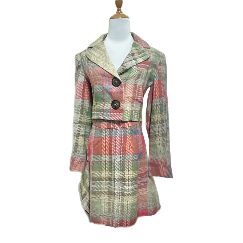 Vivienne Westwood Vivienne Westwood Red and green suit Size XS / US 0-2 / IT 36-38 - 2 Thumbnail