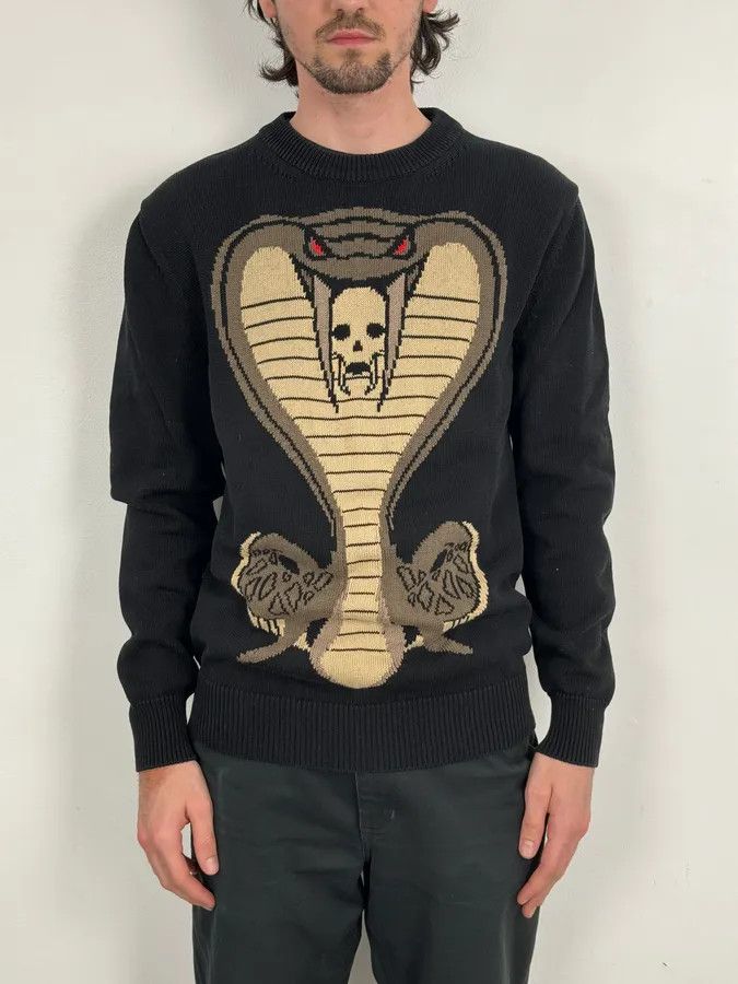 Givenchy AW2016 Givenchy Black Cobra Sweater by Ticcardo Tisci Size US S / EU 44-46 / 1 - 1 Thumbnail