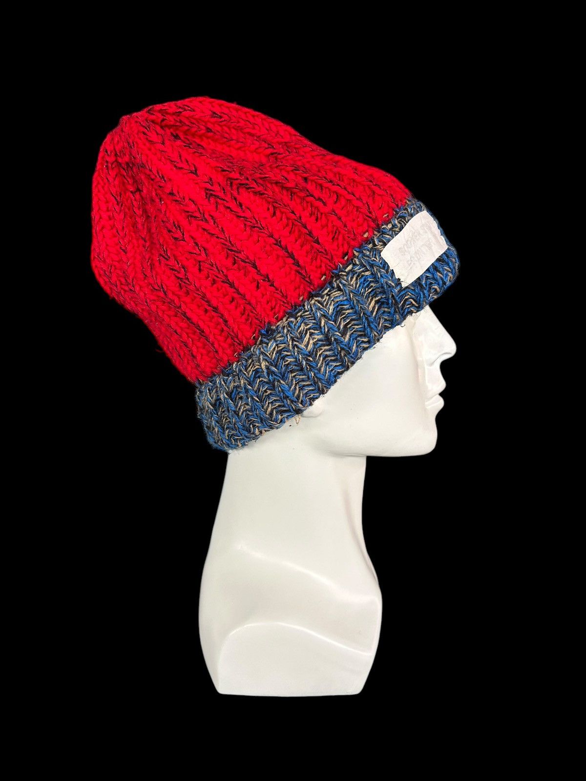 Japanese Brand × Kapital × Vintage Crochet Knitted handmade big Beanie Hats Rare ☠️☠️ Size ONE SIZE - 2 Thumbnail