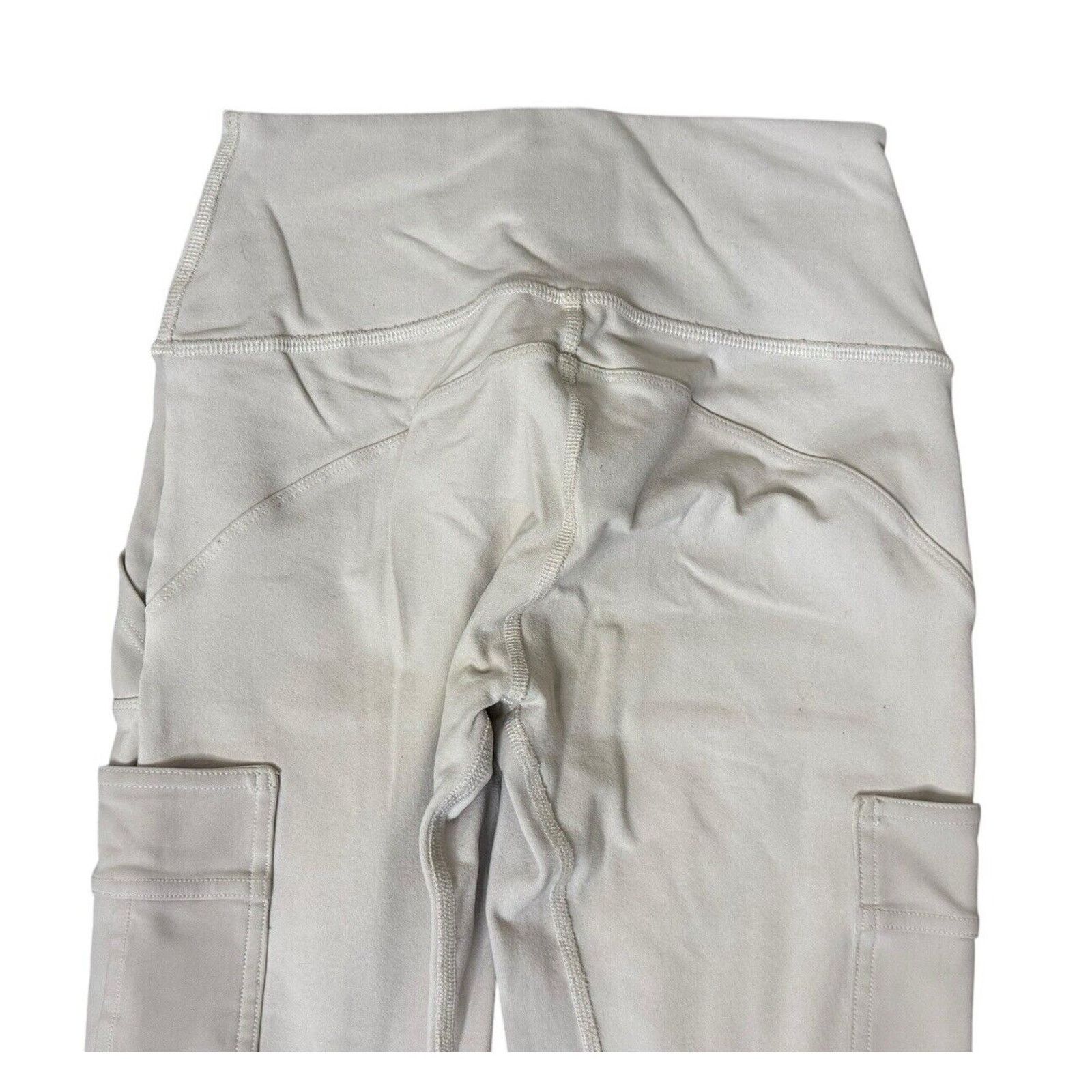 Alo ALO Yoga Airbrush High-Waist Cargo Legging 4 Pockets Bone XS Size 26" / US 2 / IT 38 - 7 Thumbnail