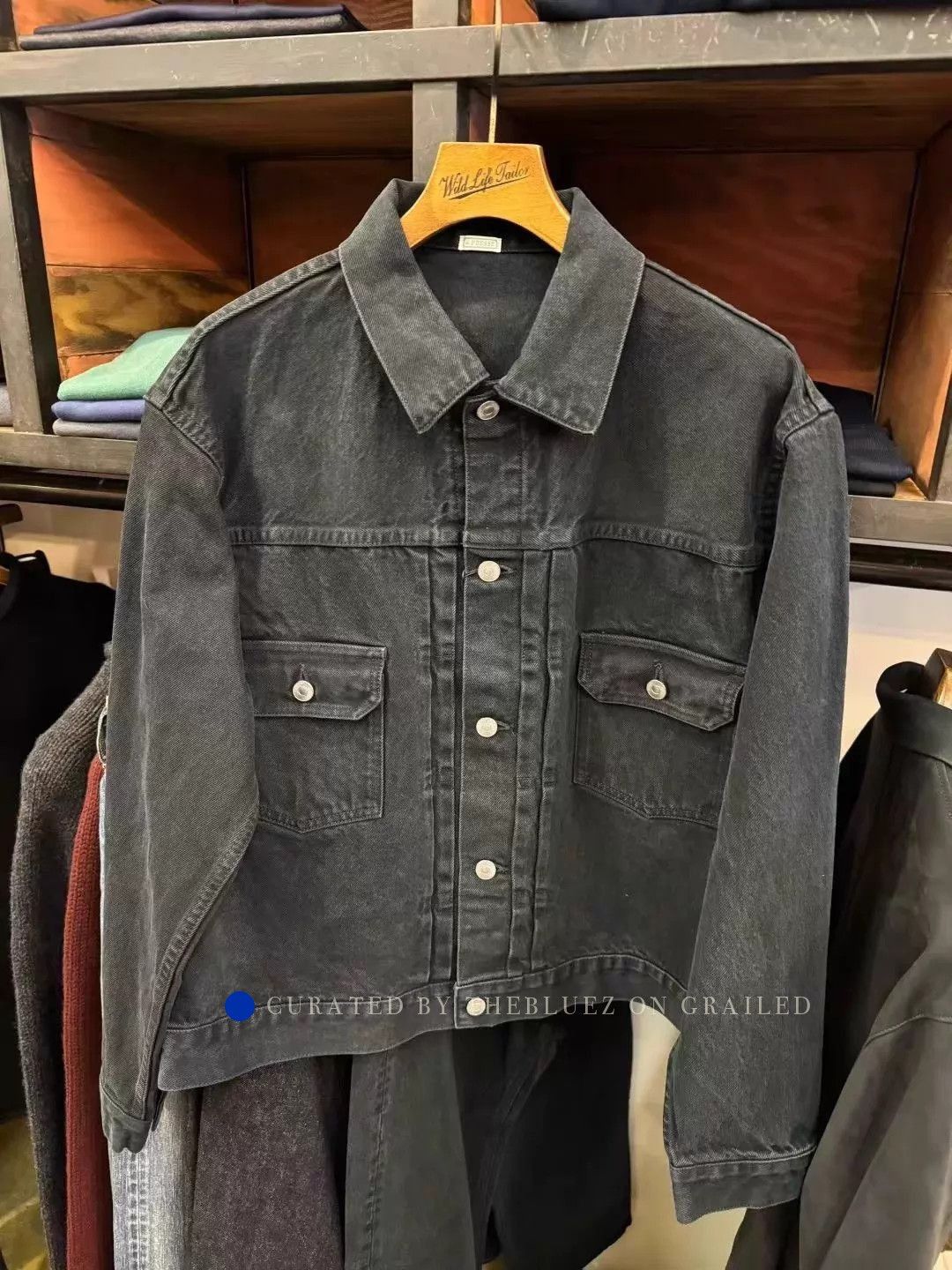 A.PRESSE Washed Blue Denim Jacket Size M Size US M / EU 48-50 / 2 - 1 Thumbnail