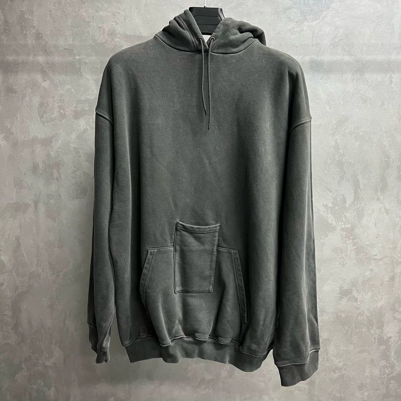 Balenciaga Balenciaga Gray Logo Hooded Sweatshirt Size US XS / EU 42 / 0 - 1 Thumbnail