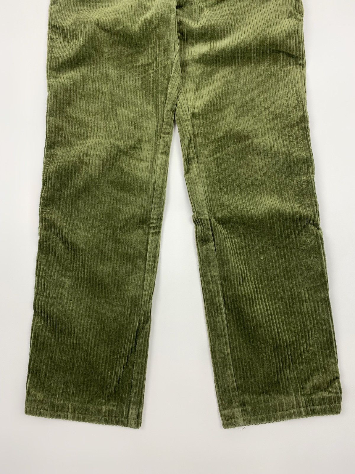 Vintage 1970’s Vintage UFO Green Jumbo Corduroy Pants Size US 33 - 6 Thumbnail