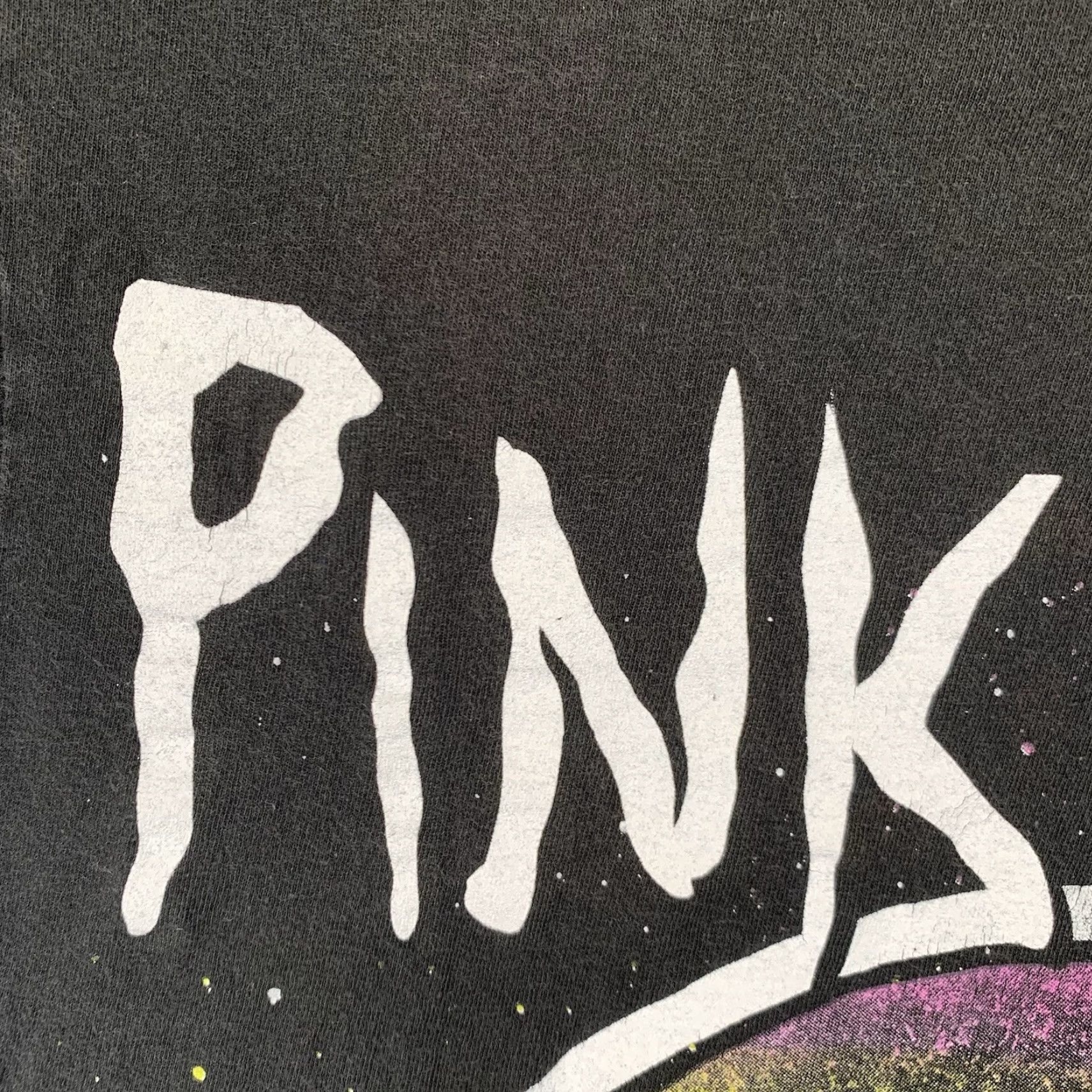 Vintage Pink Floyd Graphic T-Shirt Women's Medium Black 70s Music Rock Cap Sleeve Size M / US 6-8 / IT 42-44 - 7 Thumbnail