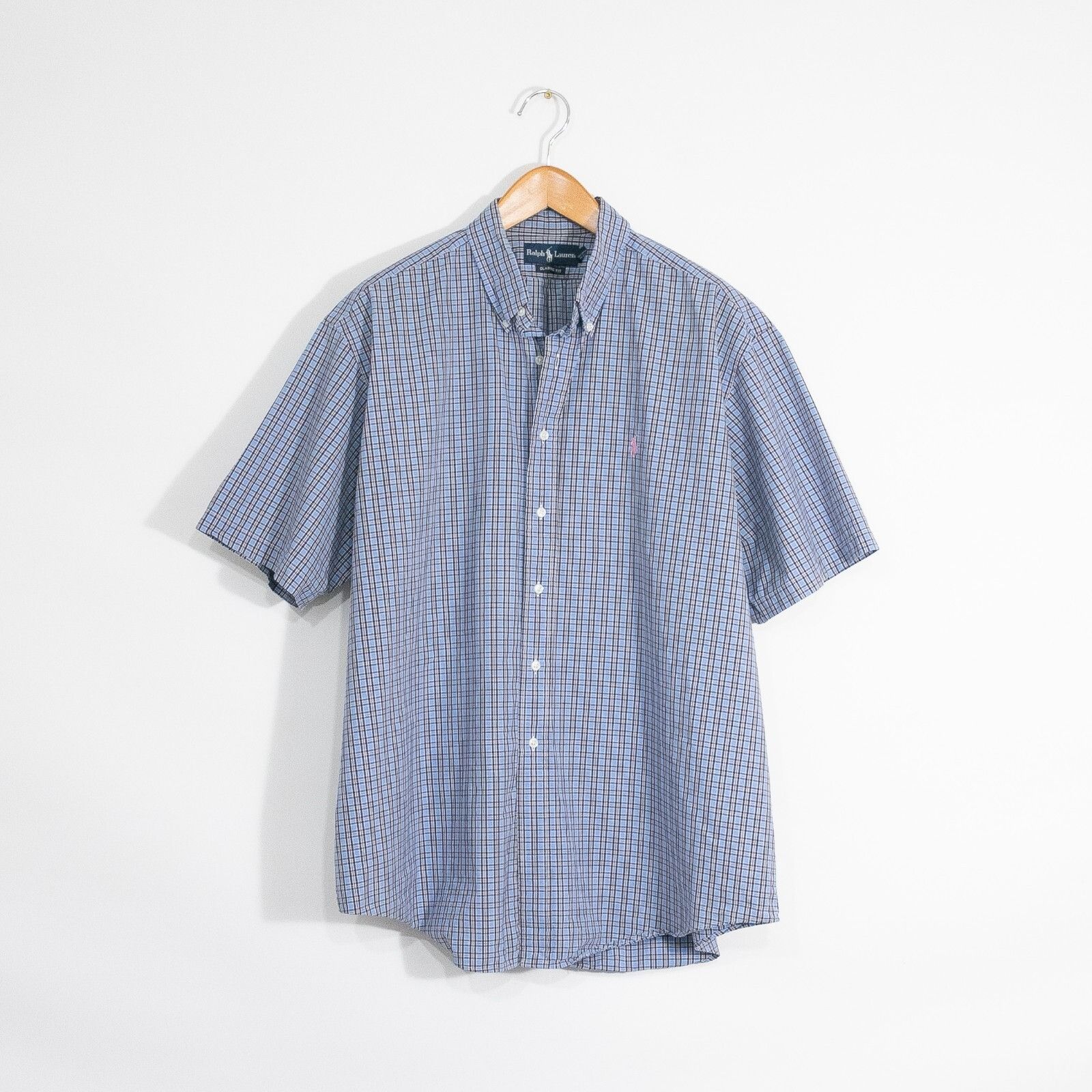 Polo Ralph Lauren Vintage 90s Polo Ralph Lauren Gingham Button Up Shirt 2XL Size US XXL / EU 58 / 5 - 1 Thumbnail