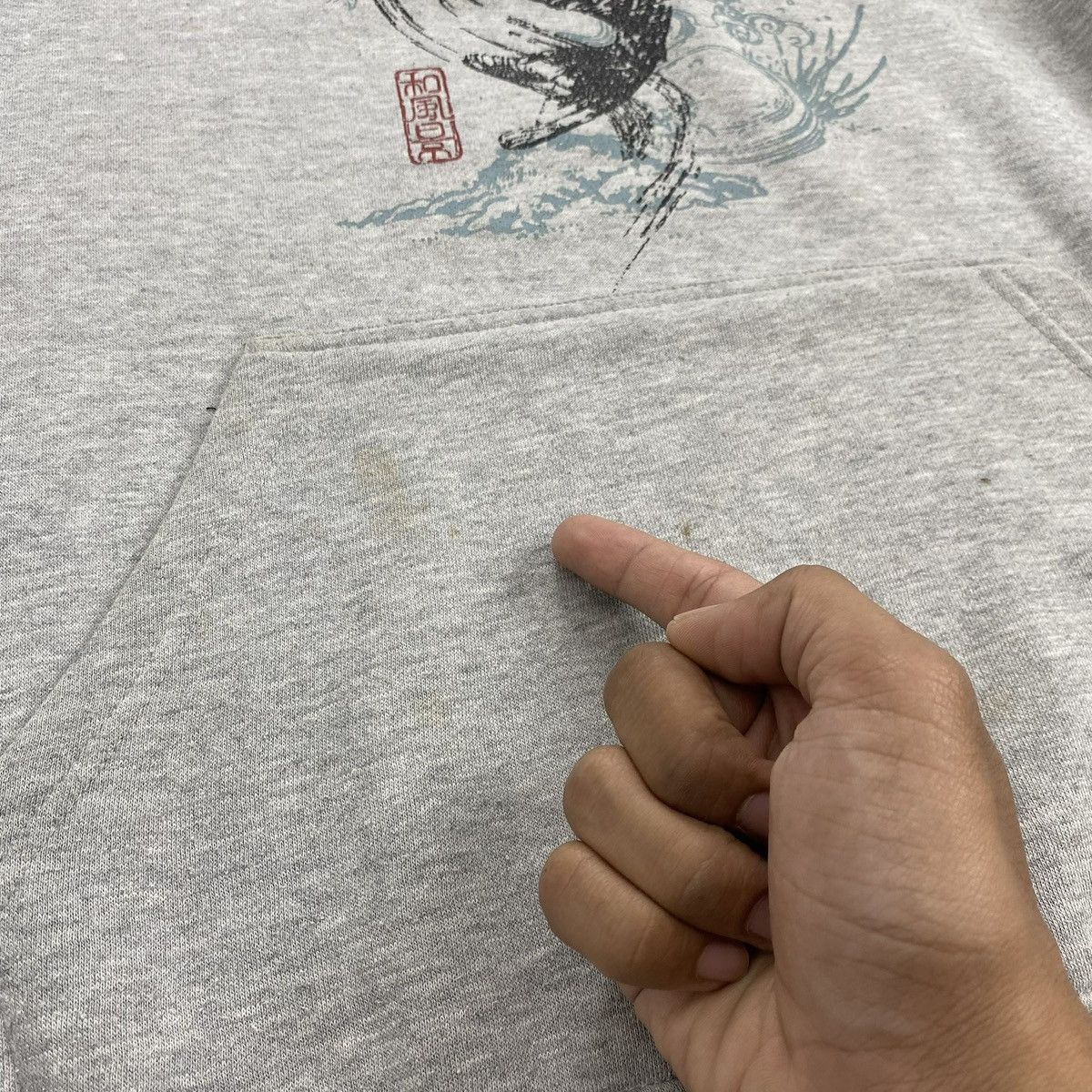 Japanese Brand 2000s Bullet Noise Koi Sukajan Y2K LGB StyleFur Hoodie Size US L / EU 52-54 / 3 - 7 Thumbnail