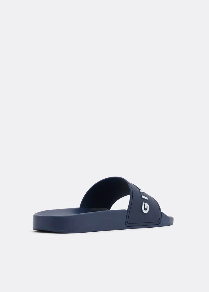 Givenchy o1srvl11e1225 Rubber Slides in Blue Size US 8 / EU 41 - 3 Thumbnail