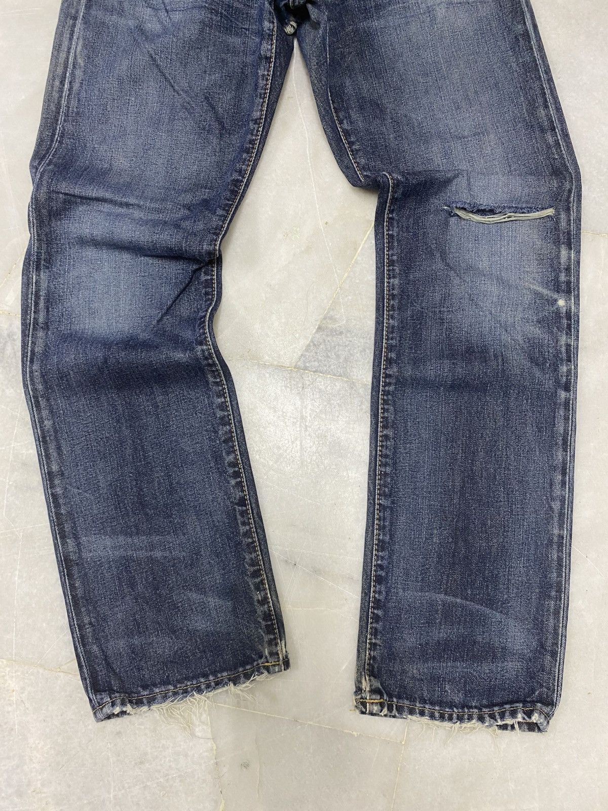 Polo Ralph Lauren Size 31x30 Vintage Polo Ralph Lauren Distressed Jeans Faded Size US 31 - 3 Thumbnail