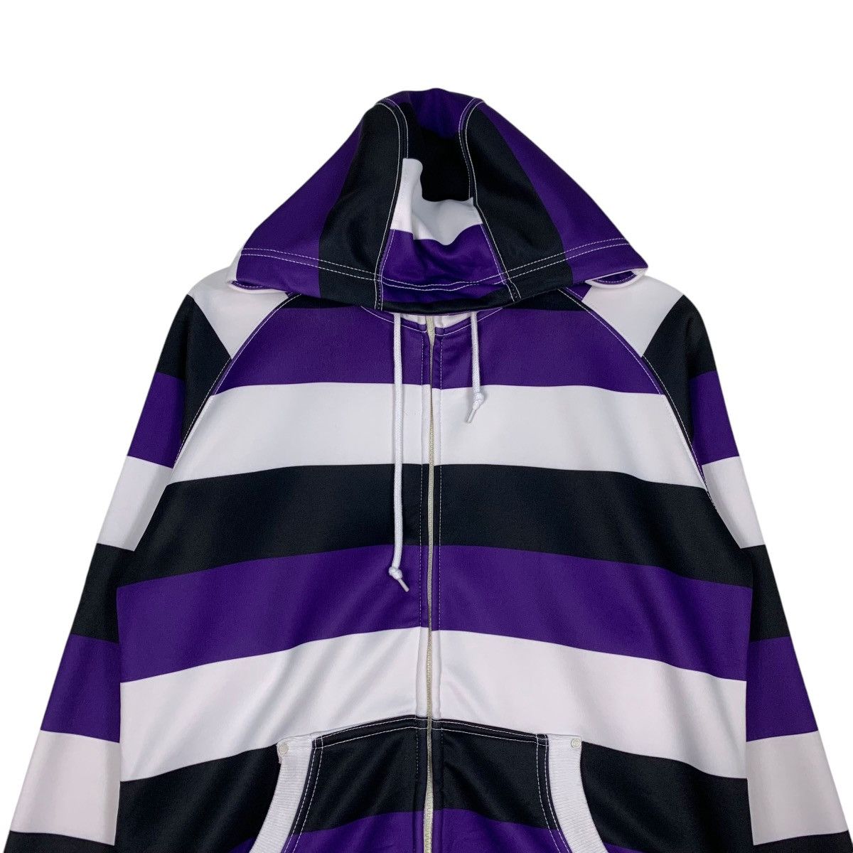 Empyre EMPYRE Striped Zipper Hoodies Sweatshirt #1249-C56 Size US L / EU 52-54 / 3 - 2 Thumbnail