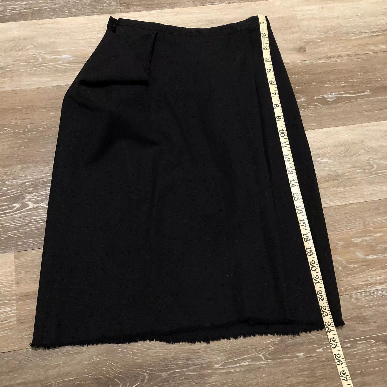 Yohji Yamamoto Yohji Yamamoto black skirt Sz XS Size 24" / US 00 / IT 34 - 5 Thumbnail