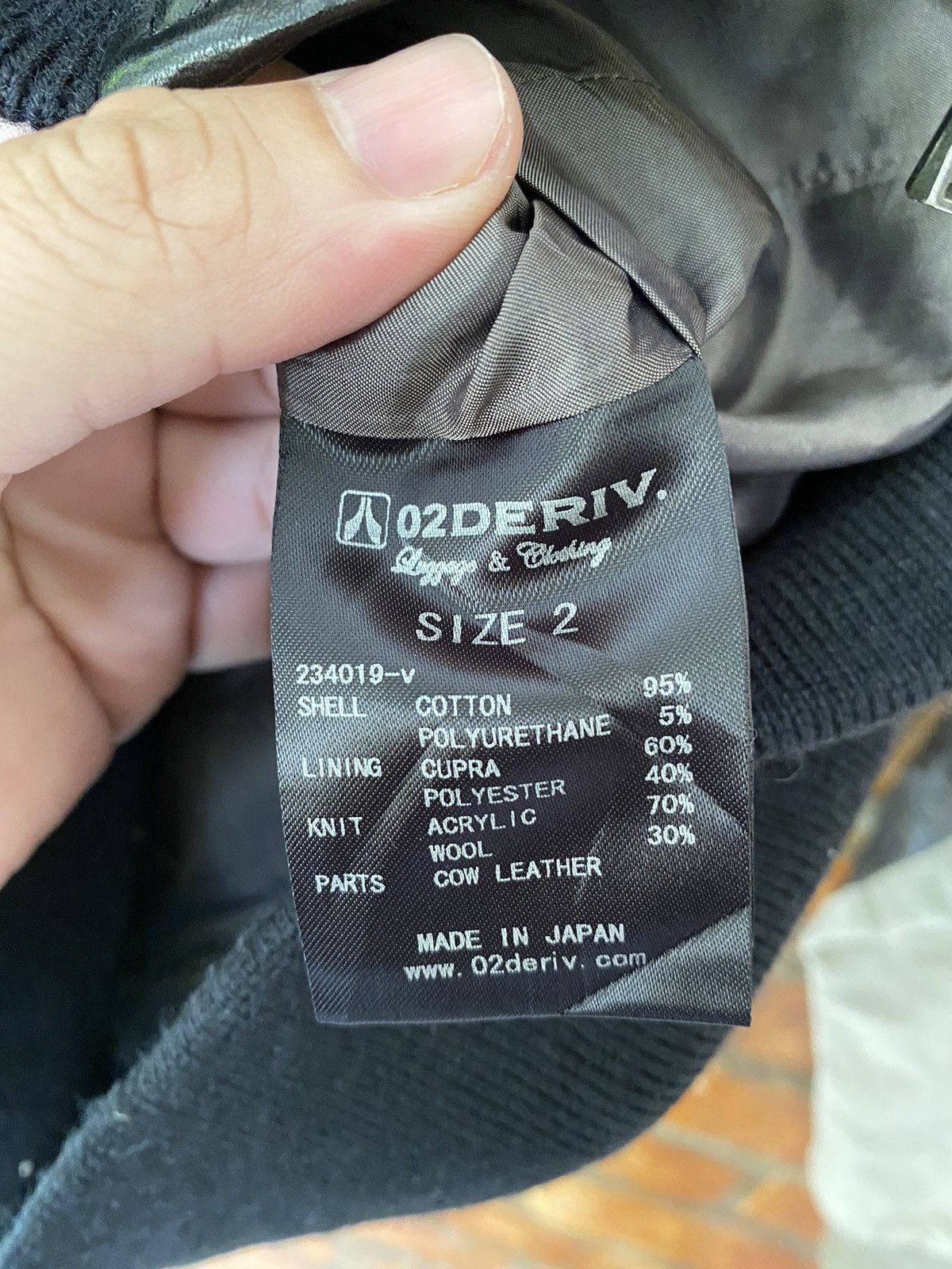 02DERIV. 02 Deriv Leather and velvet Jacket Size US S / EU 44-46 / 1 - 16 Thumbnail