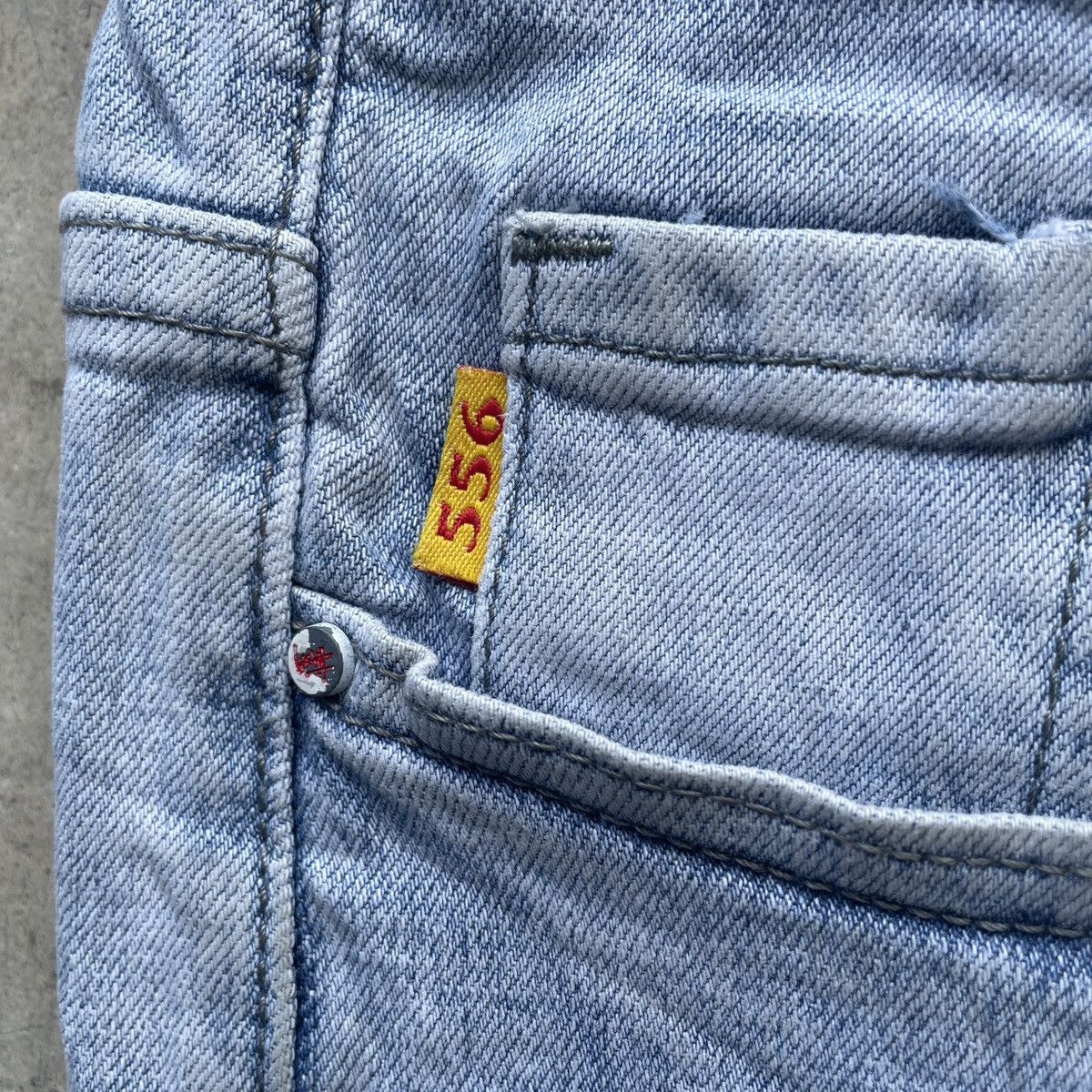 New Era × Stussy Stussy 556 Ripped Faded Jeans Distressed Pants W31 Size US 31 - 7 Thumbnail
