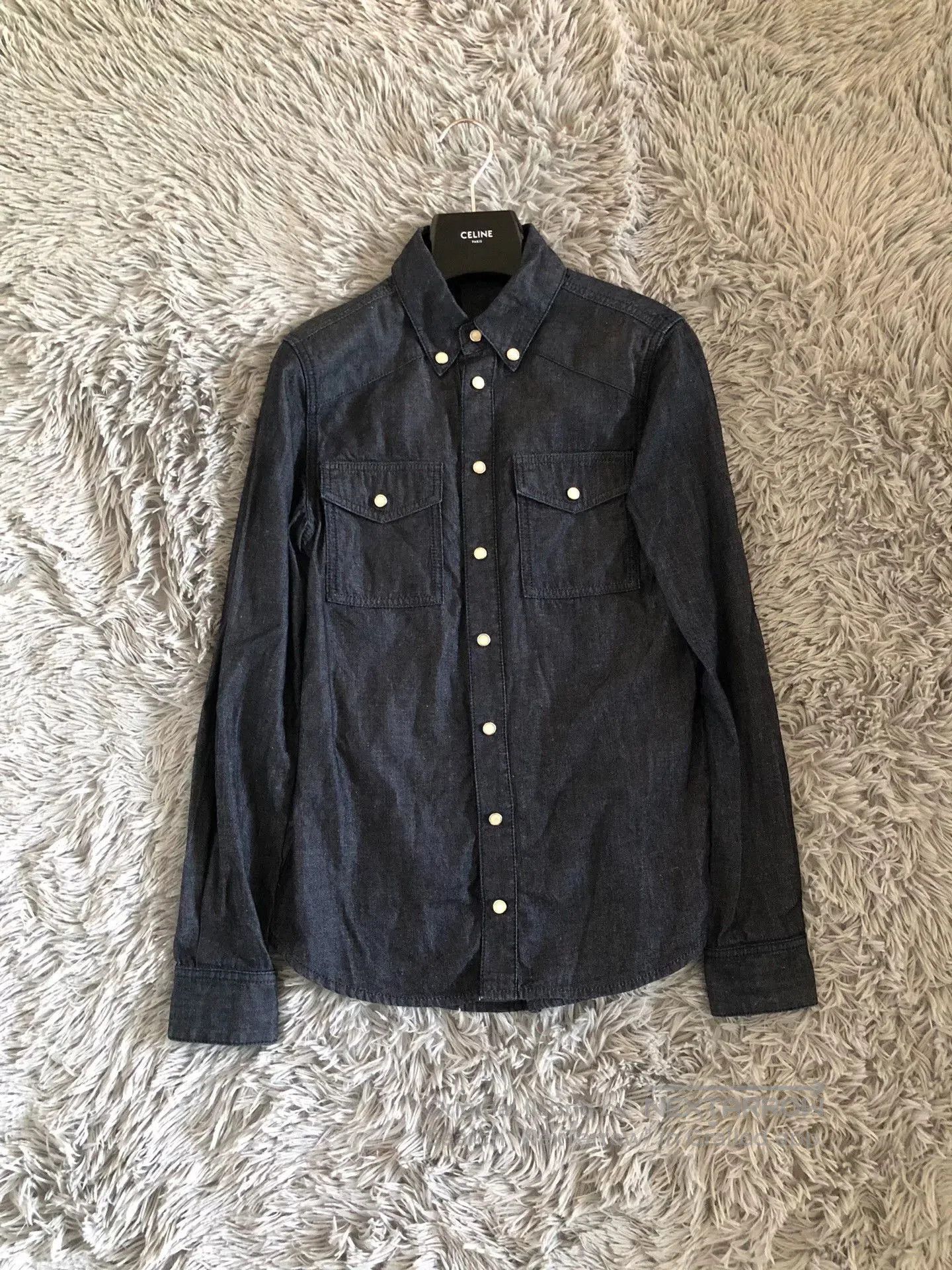 Givenchy Givenchy Logo Denim Shirt Jacket. Size XS / US 0-2 / IT 36-38 - 1 Thumbnail