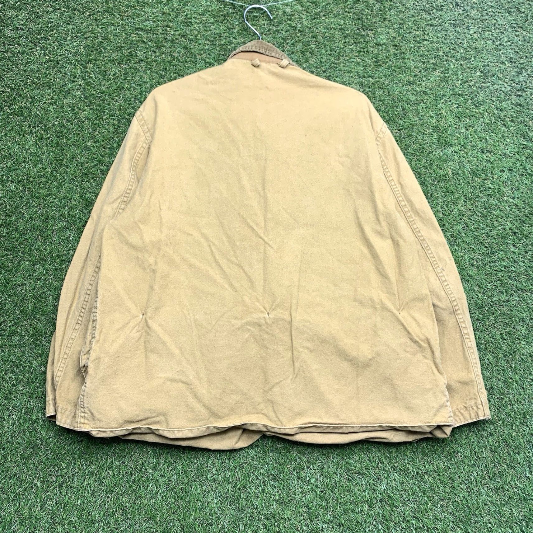 Vintage VINTAGE American Field Hunting Jacket Mens L Brown Hettrick 1950s Cotton Canvas Zip Button Regular Jacket Mens L Brown 1950s Hunting Theme Mens Size US L / EU 52-54 / 3 - 2 Thumbnail
