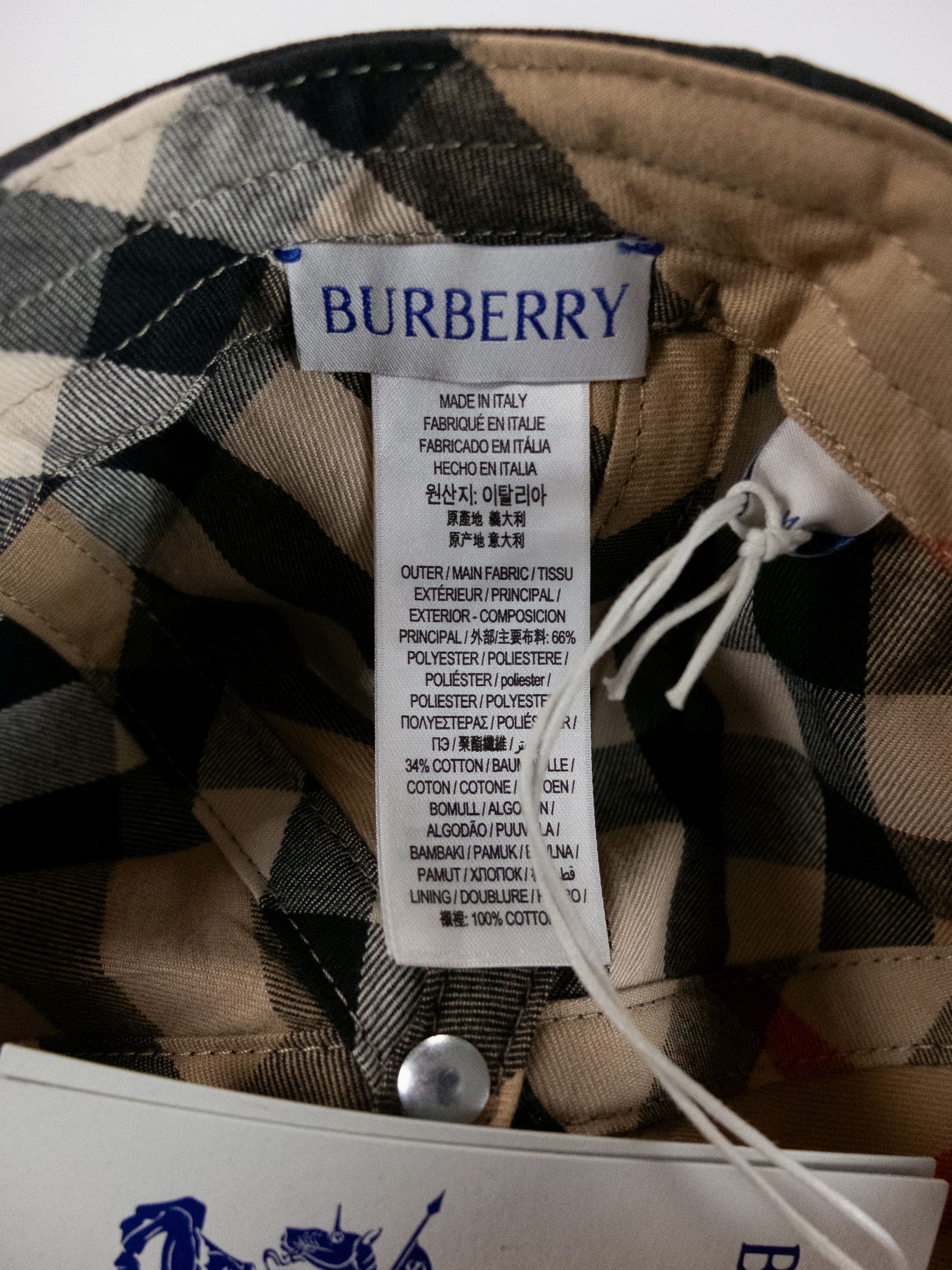 Burberry BURBERRY black baseball cap w IP check details Medium Size ONE SIZE - 11 Thumbnail