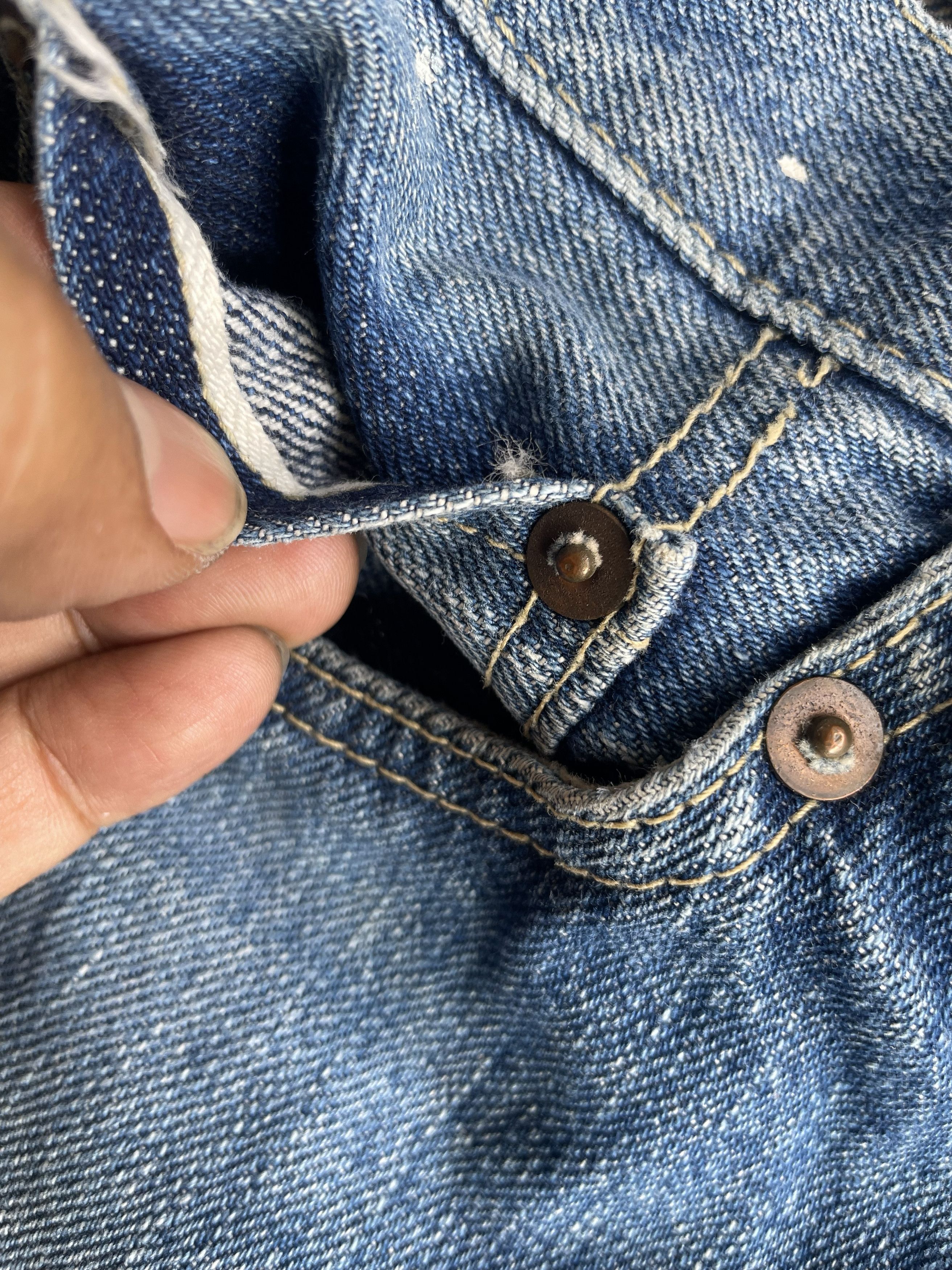 Japanese Brand Vintage Japan Unknown Brand Selvedge Denim Size US 34 / EU 50 - 9 Thumbnail