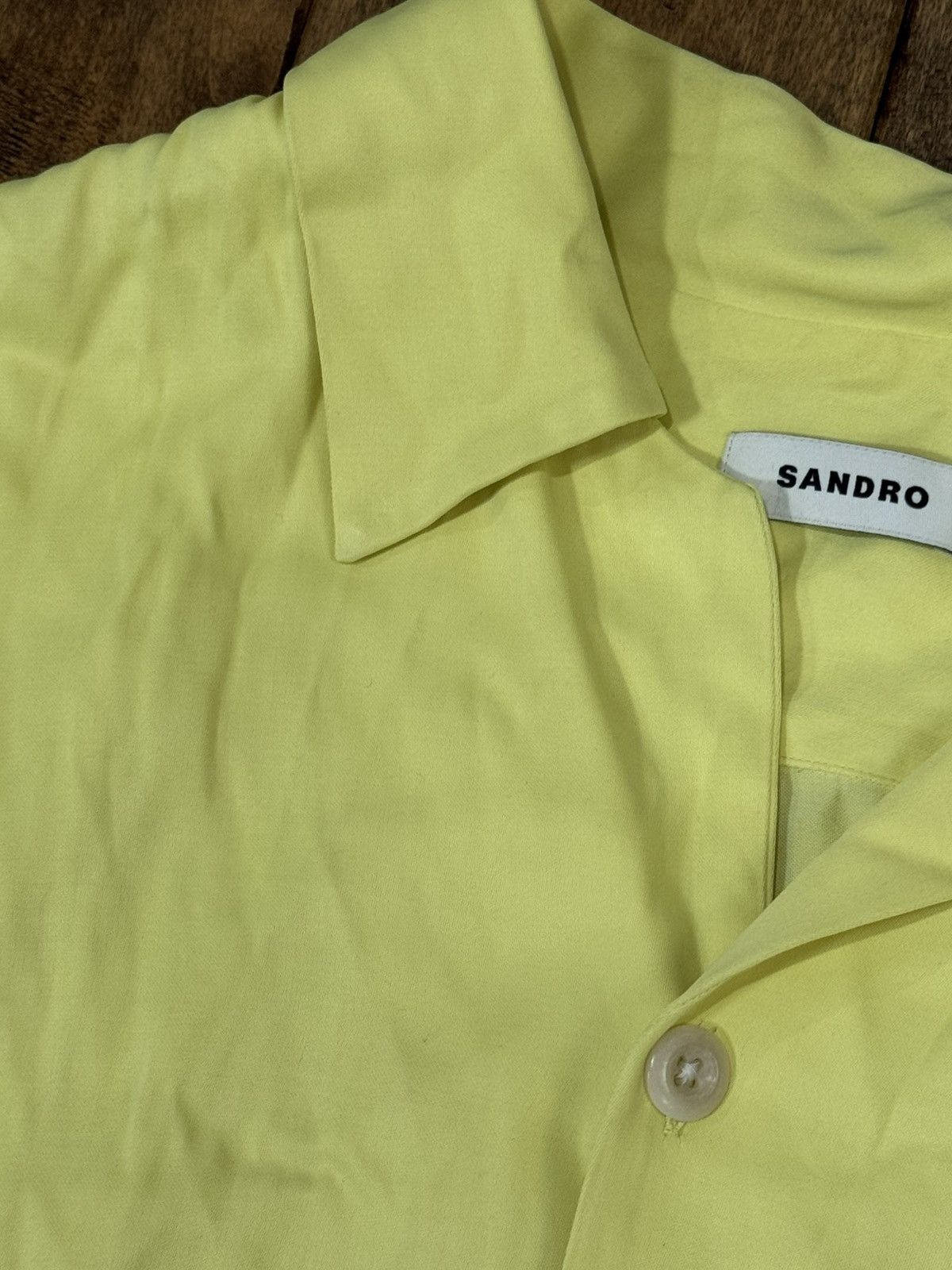 Designer × Sandro Sandro button up short sleeve shirt Size US S / EU 44-46 / 1 - 2 Thumbnail