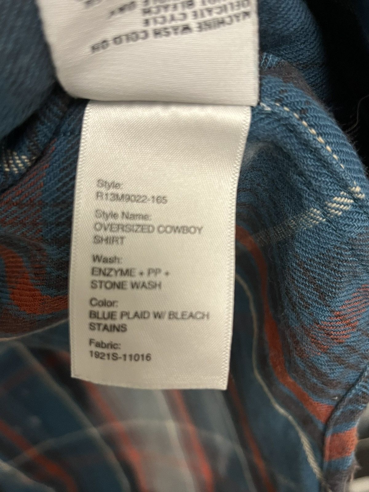 R13 Bleached oversized cowboy shirt. Small Size S / US 4 / IT 40 - 18 Thumbnail