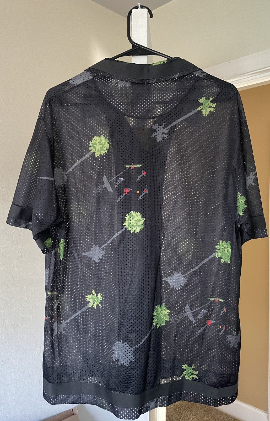 Nike Nike Hoops Island Short Sleeve Button Up Mesh Shirt Size US S / EU 44-46 / 1 - 5 Thumbnail