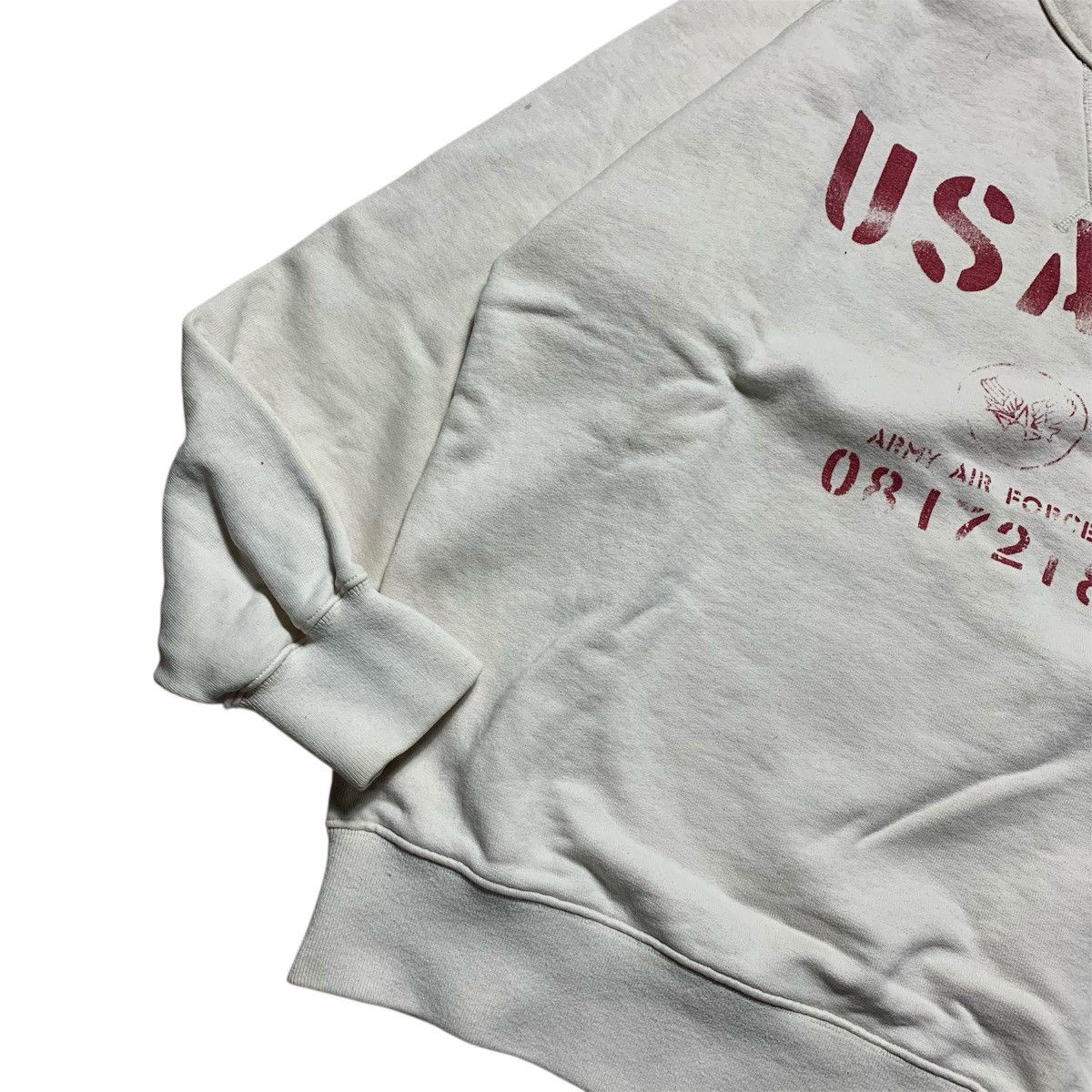 Japanese Brand Union Made "USAAF" Sweetshirt Size US XL / EU 56 / 4 - 2 Thumbnail