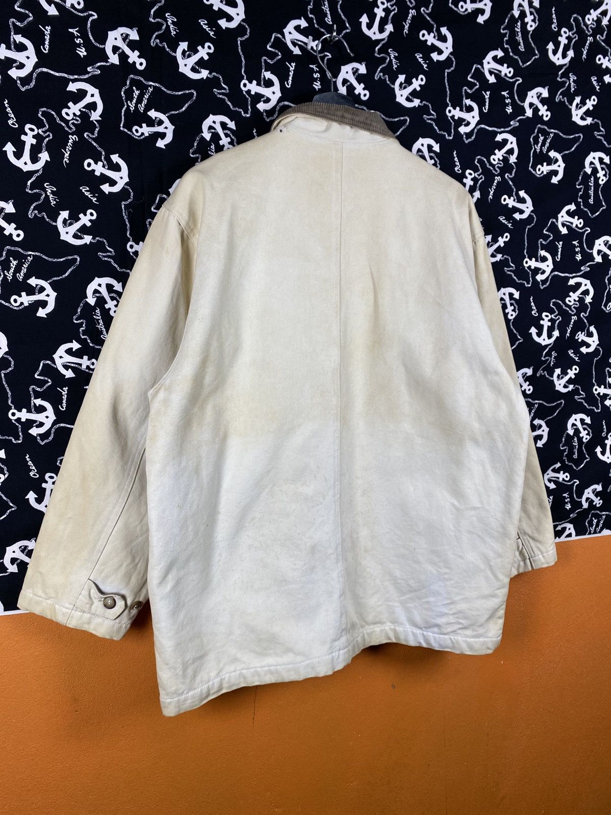 Japanese Brand BROWNIE Japanese Workwear Canvas Jacket Corduroy Collar Size US L / EU 52-54 / 3 - 13 Thumbnail