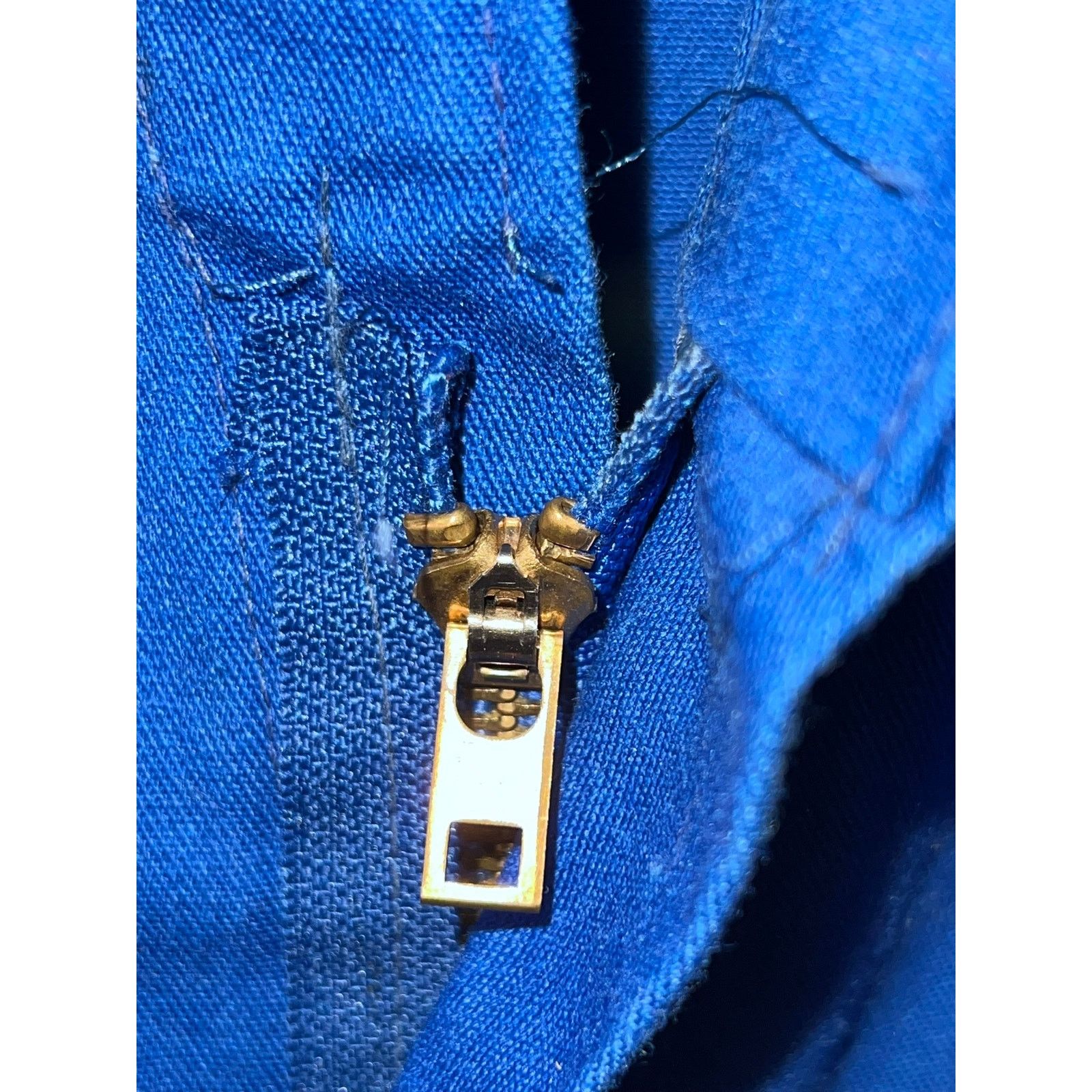 Vintage Wear Guard Lee's Plumbing Blue Work Coverall Overall Talon Size US XL / EU 56 / 4 - 7 Thumbnail