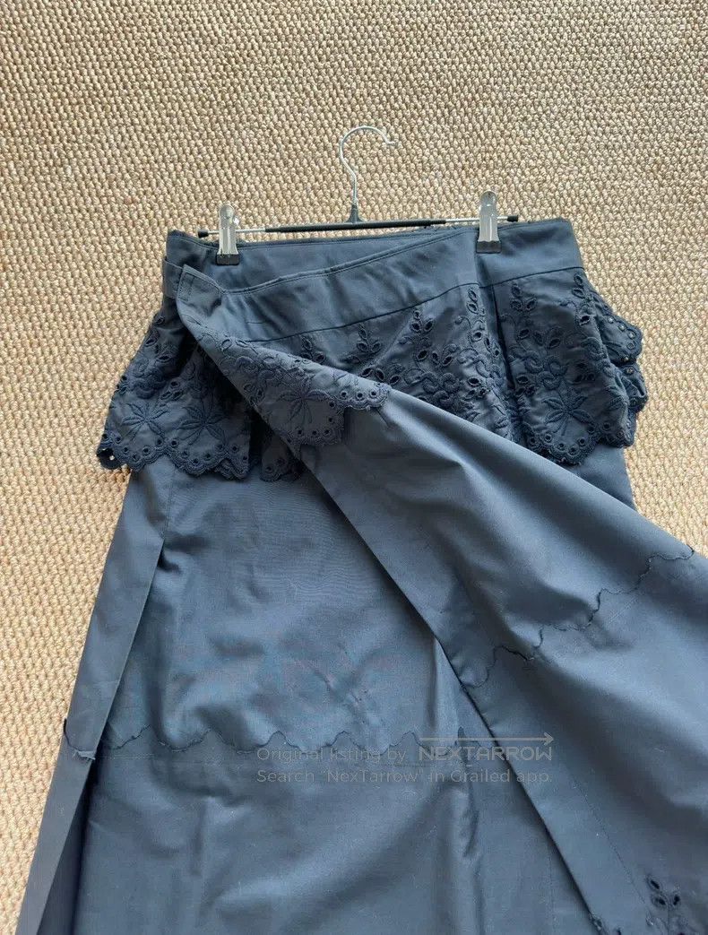 Comme des Garcons Comme des Garcons size S Carved Openwork Patchwork Long Dr Size 23" - 7 Thumbnail