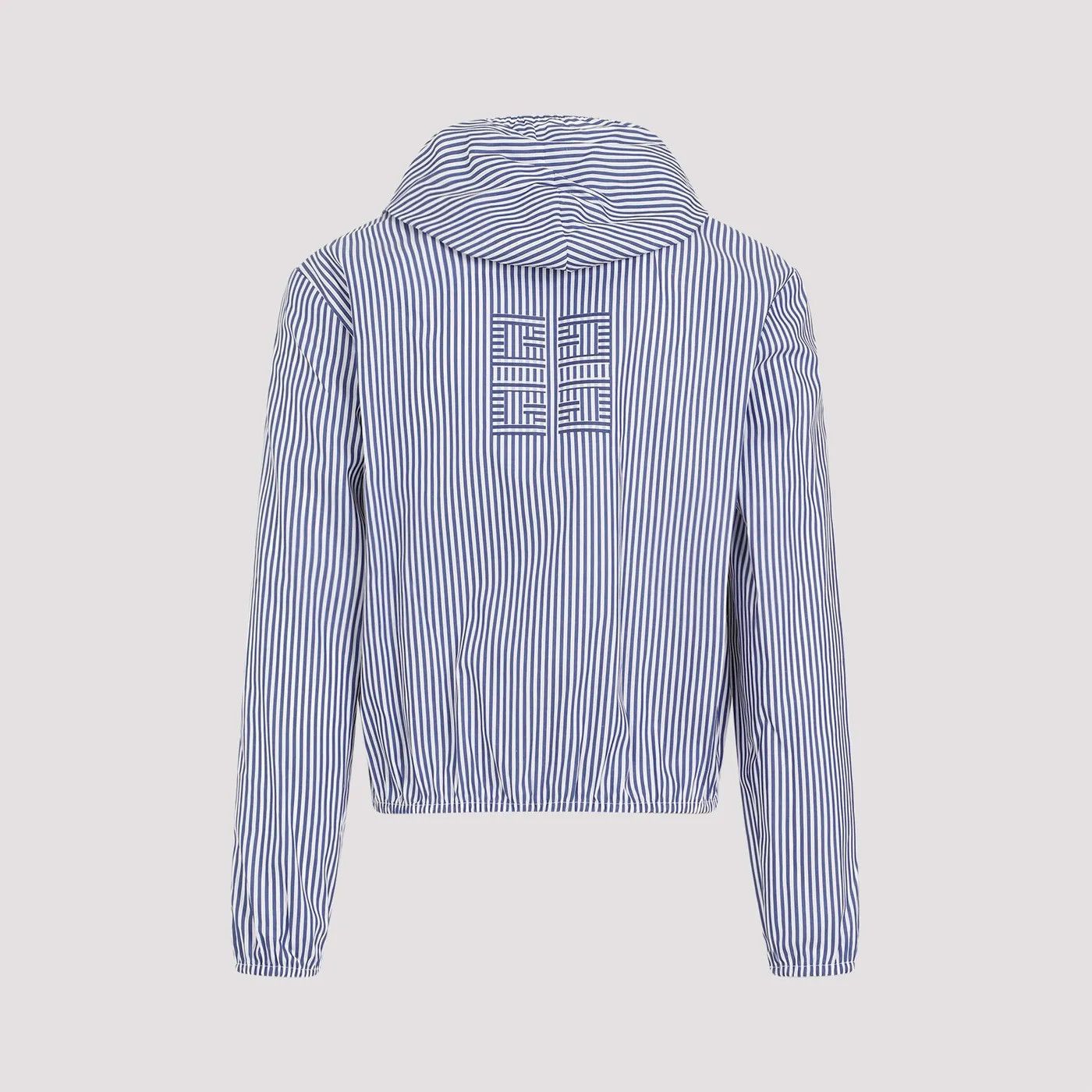 Givenchy o1srvl11e0125 Striped Hooded Windbreaker in Blue Size US S / EU 44-46 / 1 - 2 Thumbnail