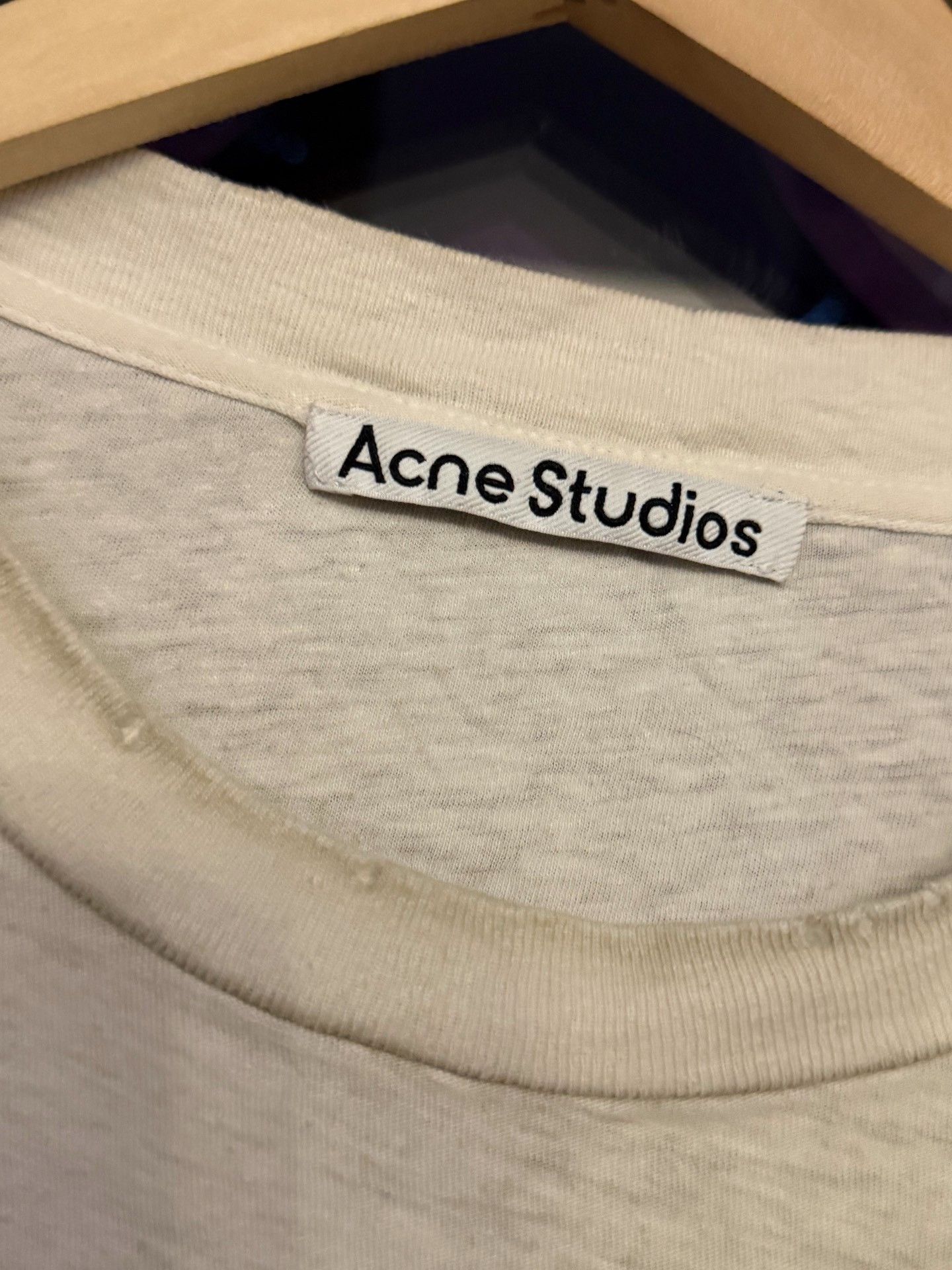 Acne Studios Acne Studios 1996 Logo Print Distressed Longsleeve Size US M / EU 48-50 / 2 - 3 Thumbnail