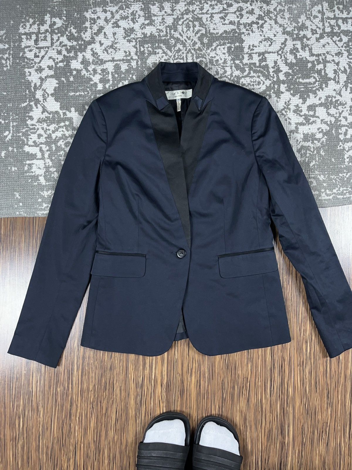 Rag & Bone ➕ rag & bone made in usa nice essential navy black blazer Size S / US 4 / IT 40 - 1 Thumbnail