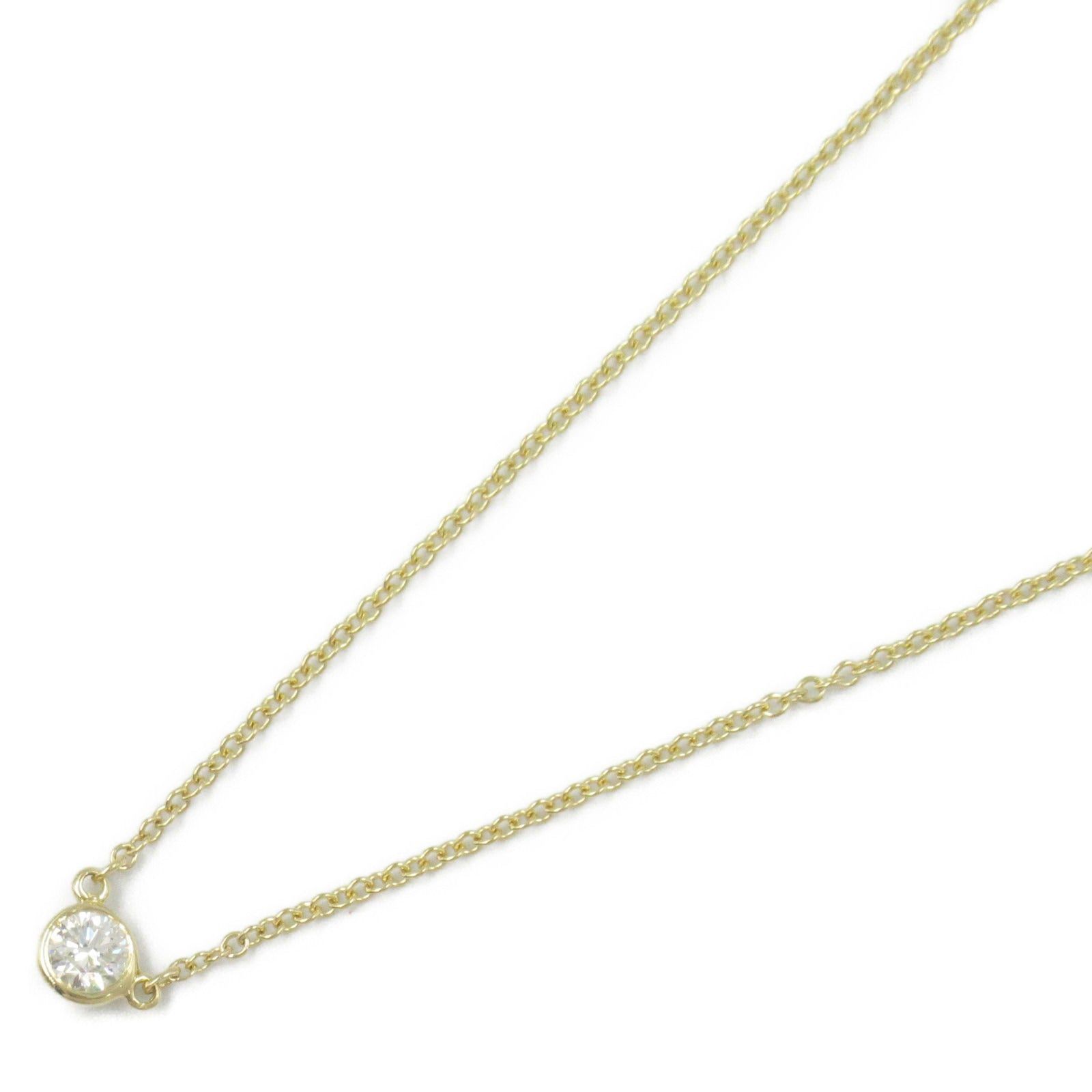 Tiffany & Co. Tiffany Co By-The-Yard Necklace K18 (Yellow Gold) Diamond Clear Size ONE SIZE - 1 Thumbnail