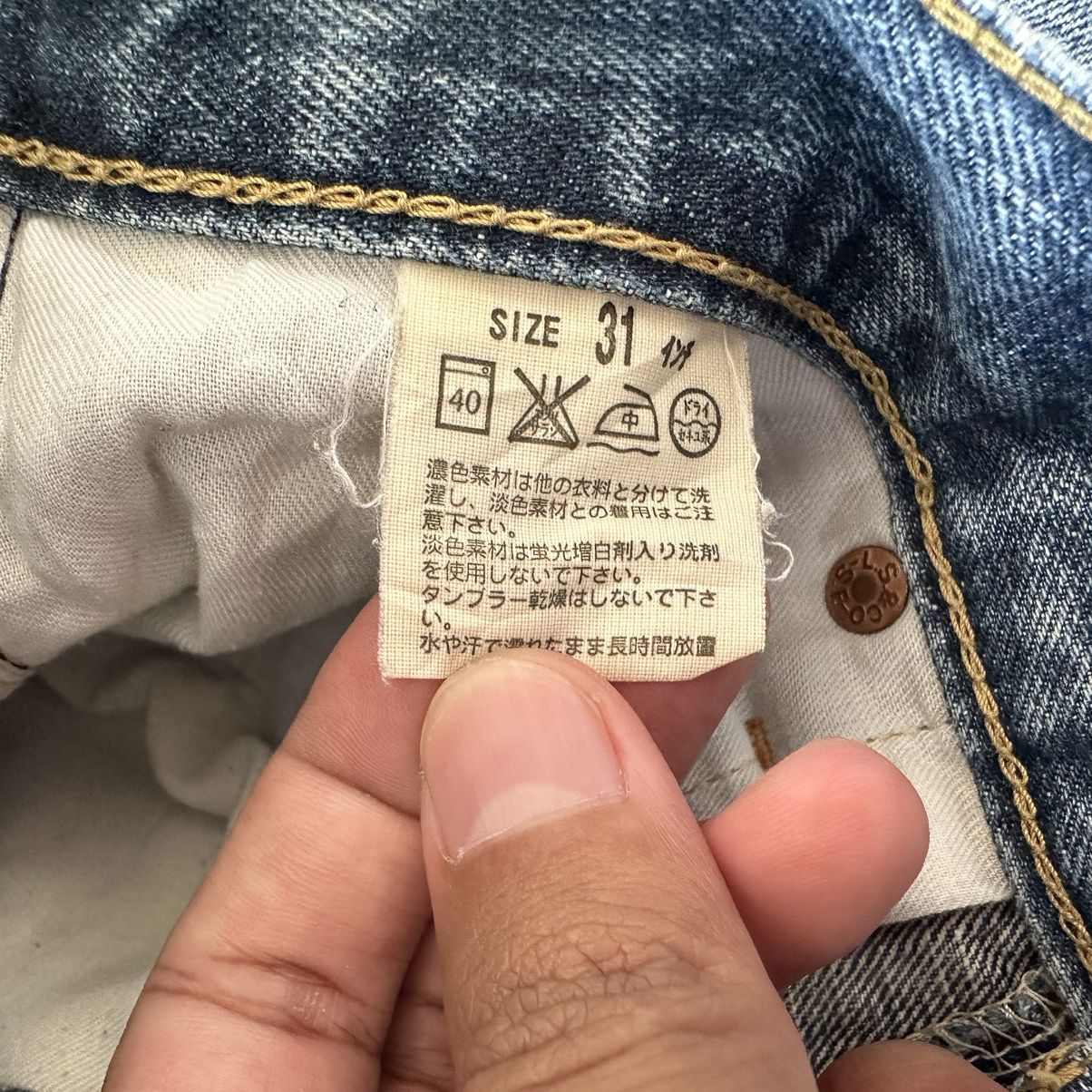 Levi's Vintage Levi’s 502 Distressed Faded Denim Jean Pant W30 Size US 30 / EU 46 - 9 Thumbnail