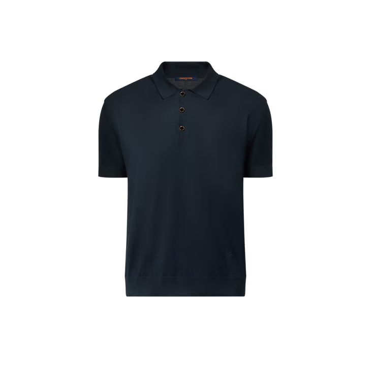 Louis Vuitton Cotton-Silk Blend Short-Sleeved Polo Shirt Size US XL / EU 56 / 4 - 1 Thumbnail