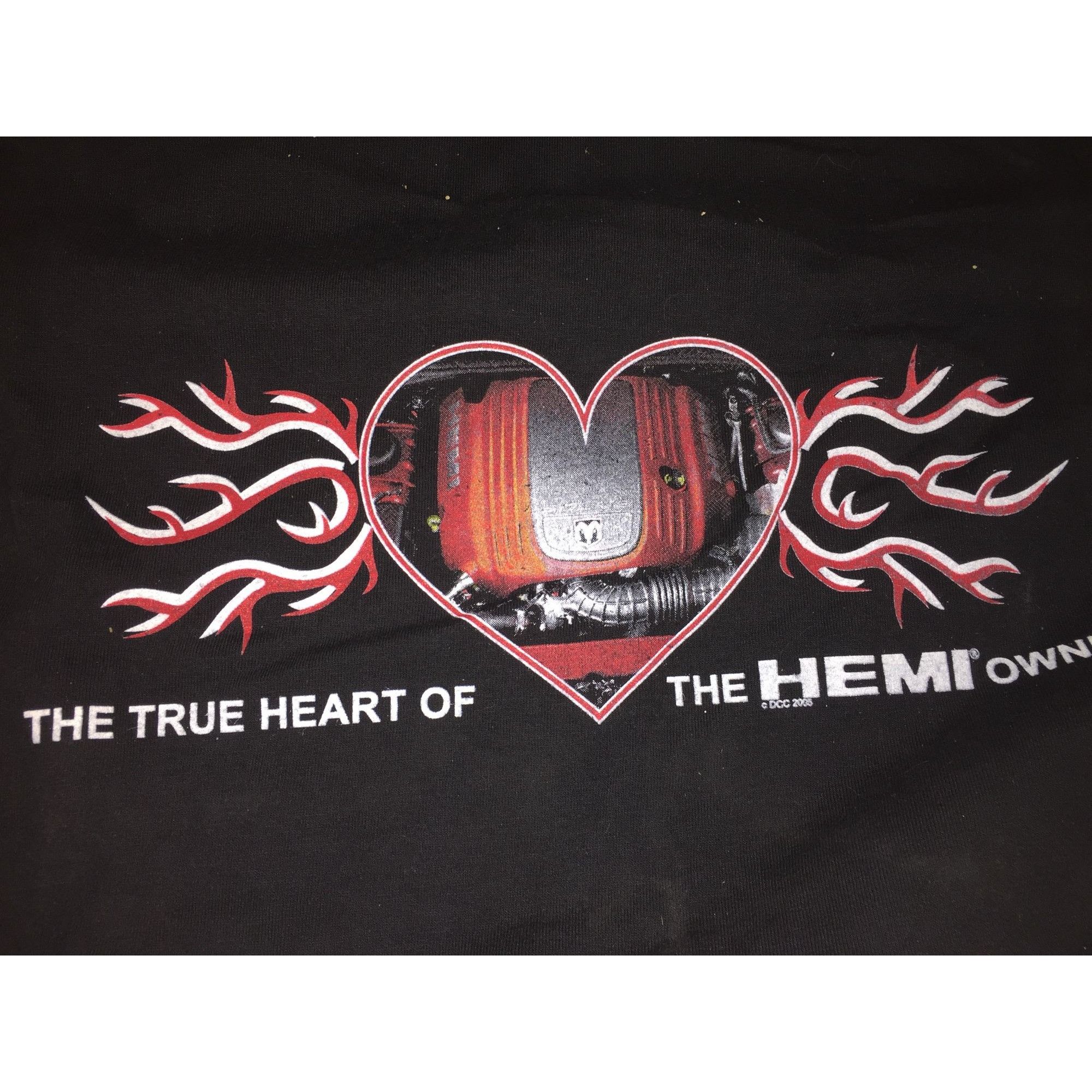 Other The True Heart of the Hemi Owner - Black T Shirt Hemi Engin Size XL / US 12-14 / IT 48-50 - 2 Thumbnail