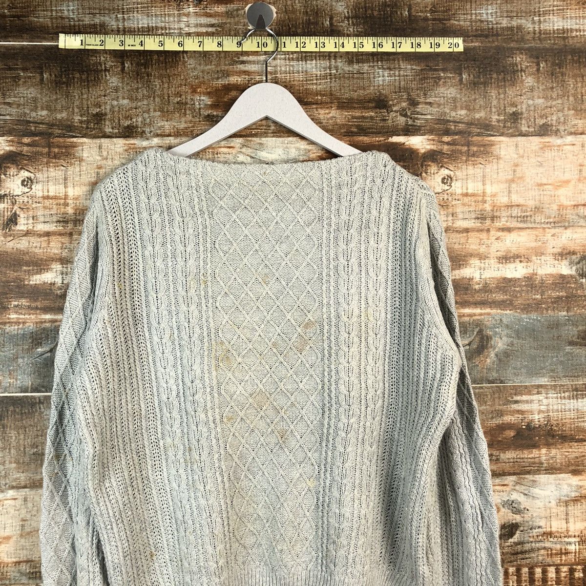 Homespun Knitwear × Japanese Brand Japanese Brand vintage Grey Knitwear #A2474 Size US M / EU 48-50 / 2 - 2 Thumbnail